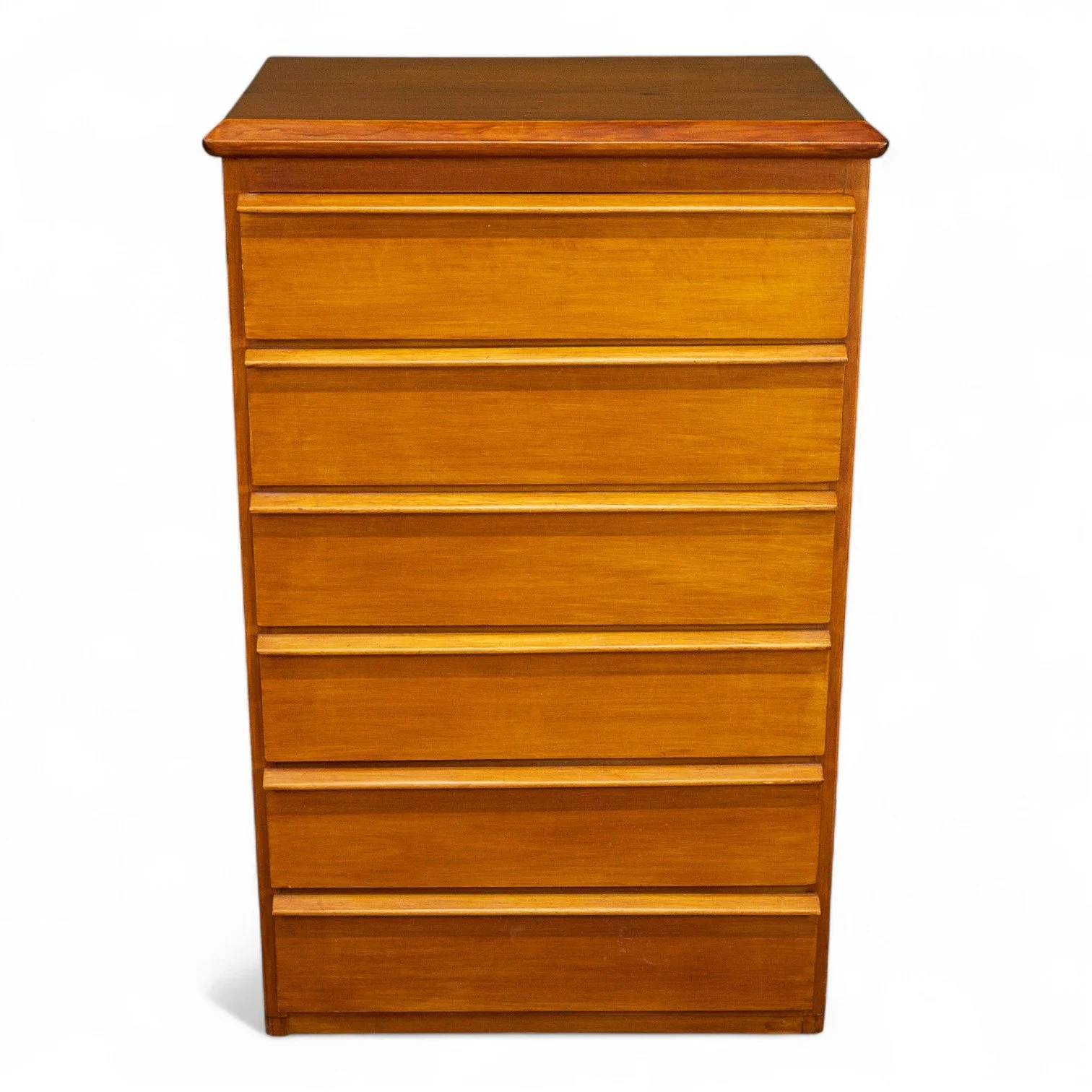 Mid-Century Teak 6 Drawer Tallboy