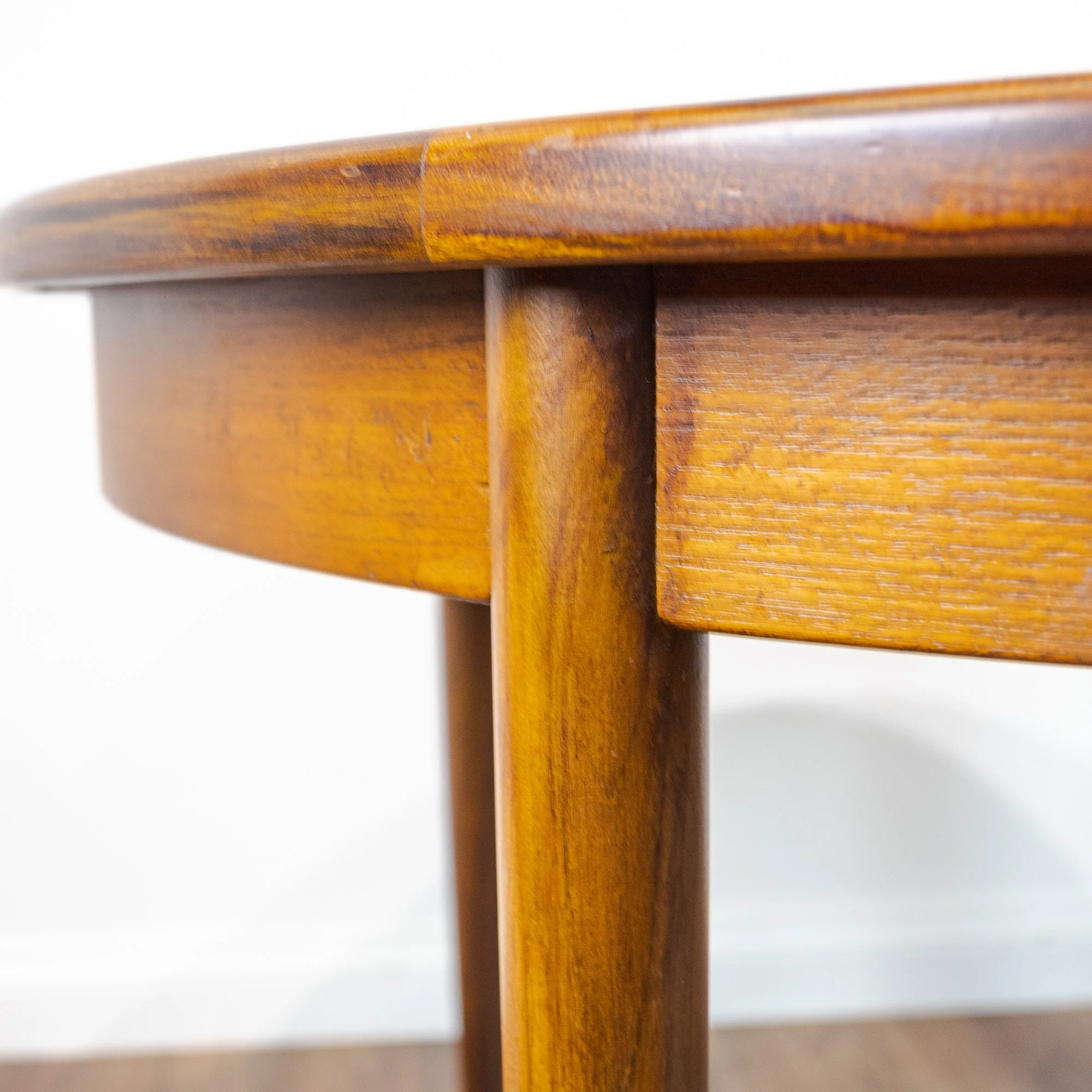 G Plan Fresco Teak Round Extending Dining Table by V. B. Wilkins