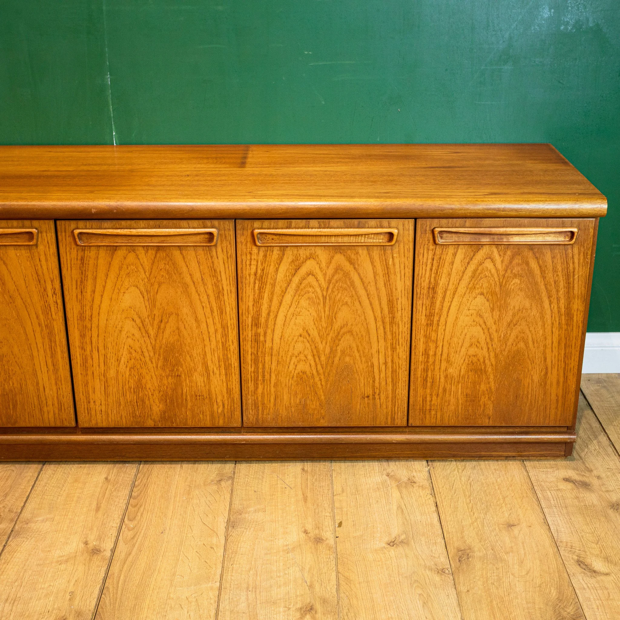 6 Door Low Teak Sideboard