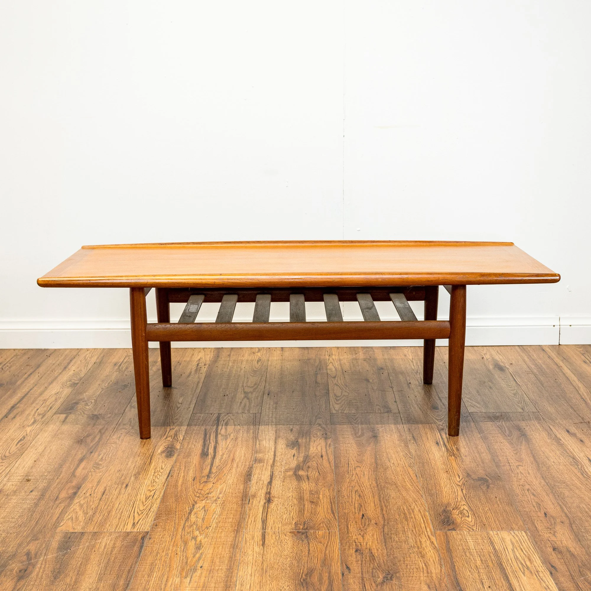Danish Lipped Edge Teak Coffee Table