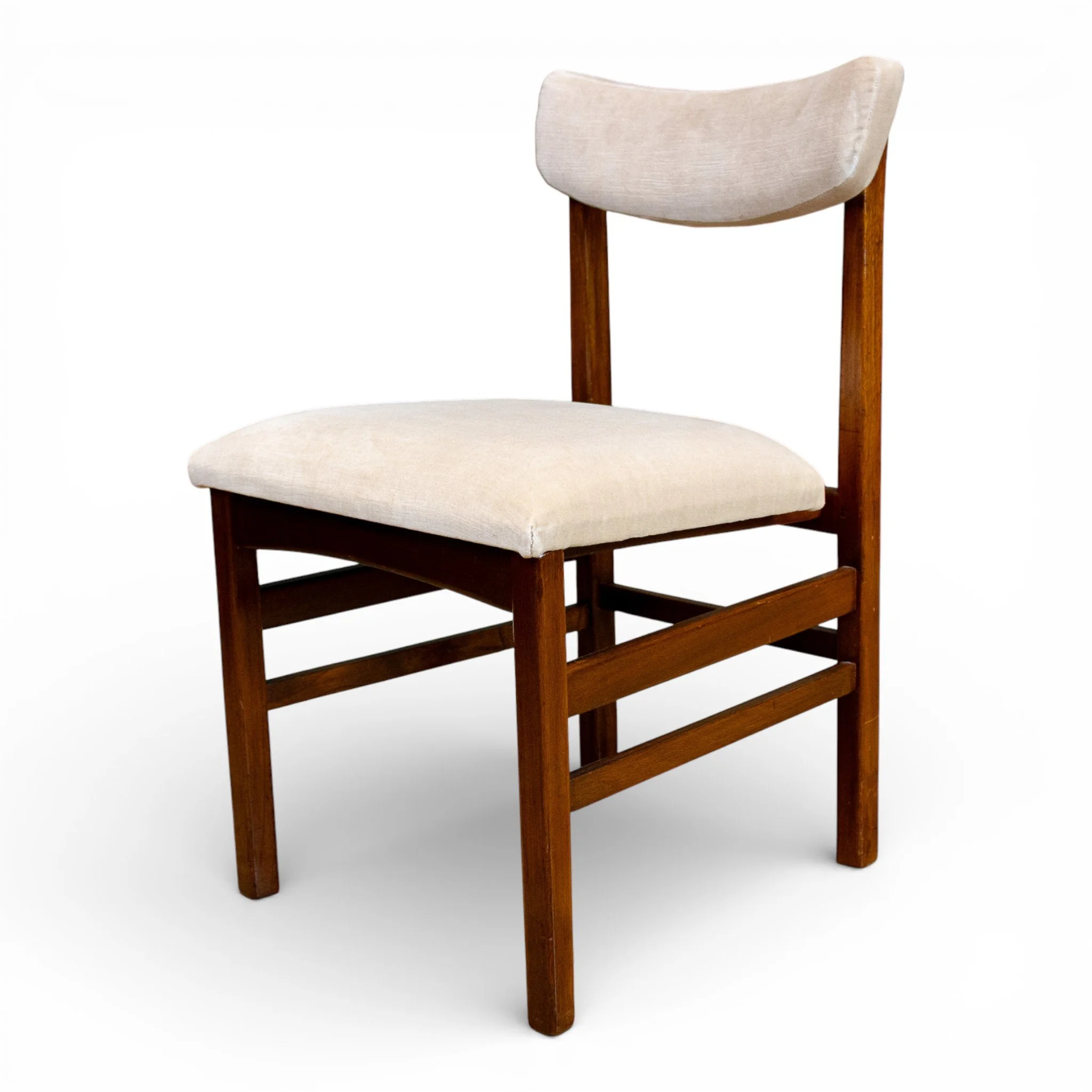 Set of 6 Mid Century Teak Dining Chairs