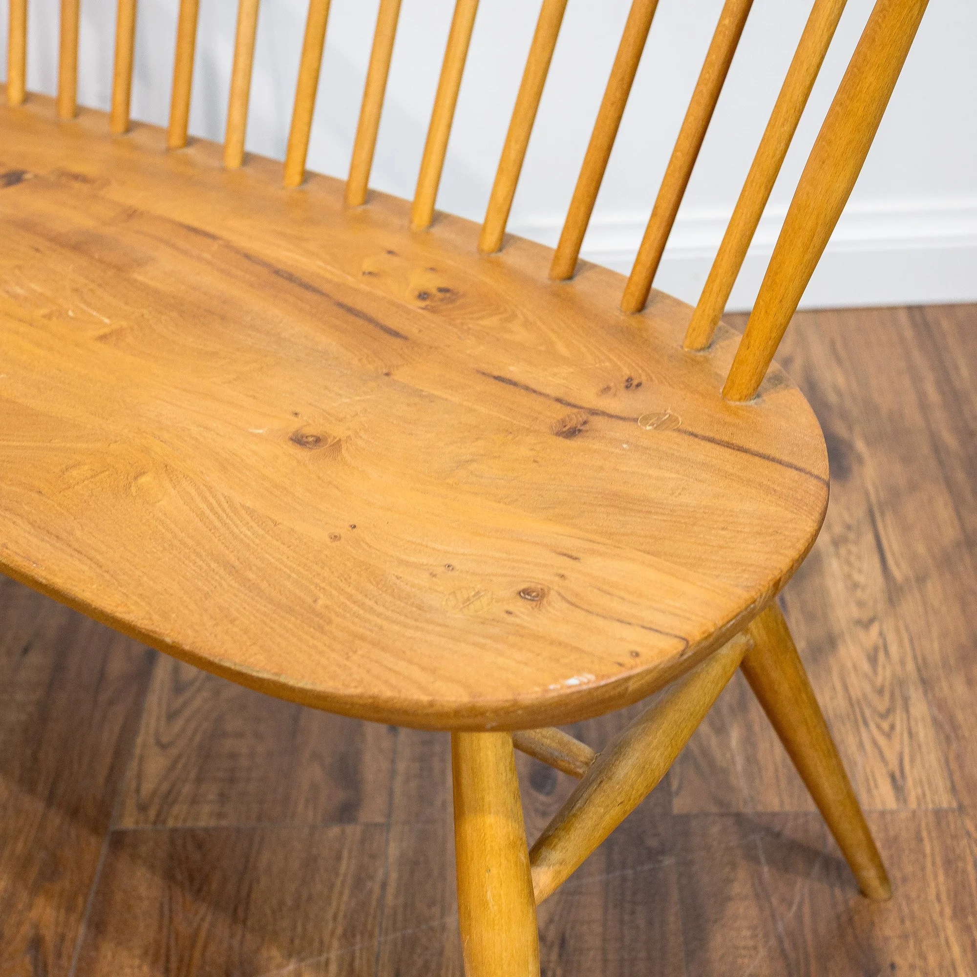 Ercol Elm Loveseat Model 349