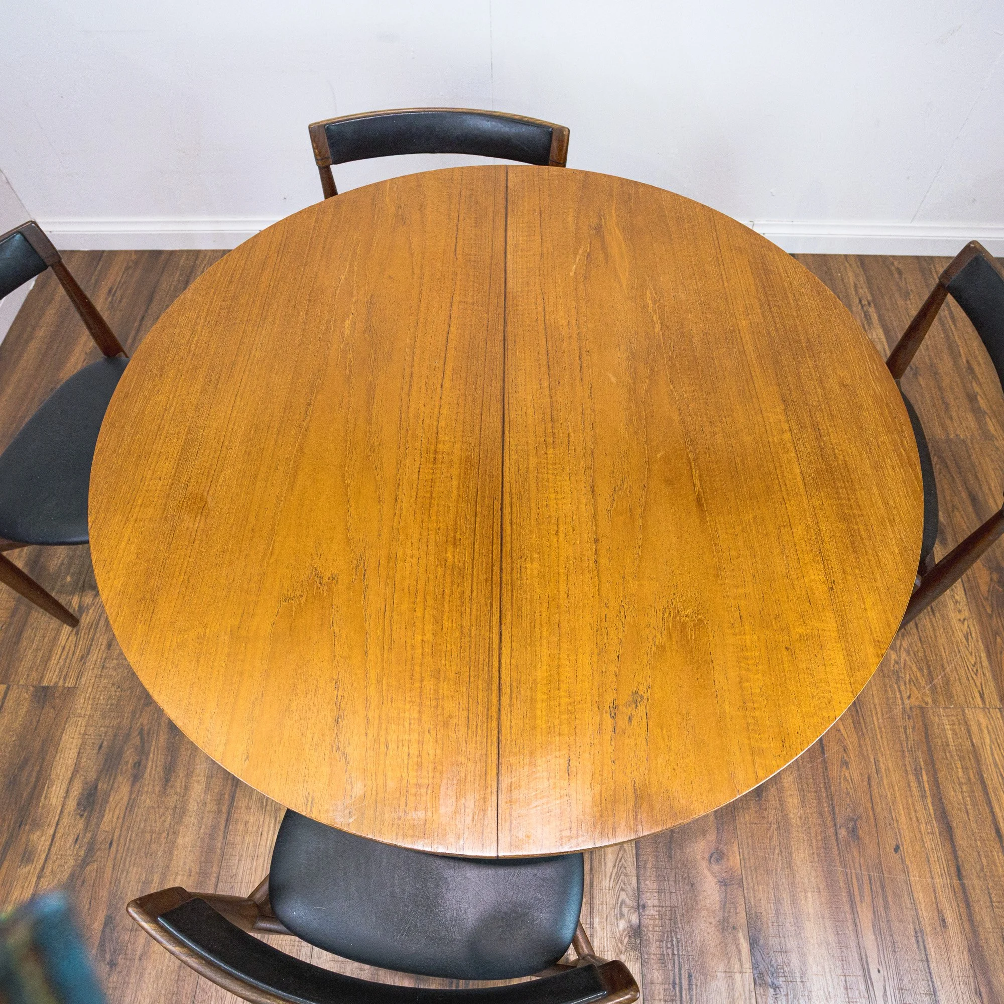 Frem Røjle Teak ‘Roundette’ Extending Dining Set by Hans Olsen