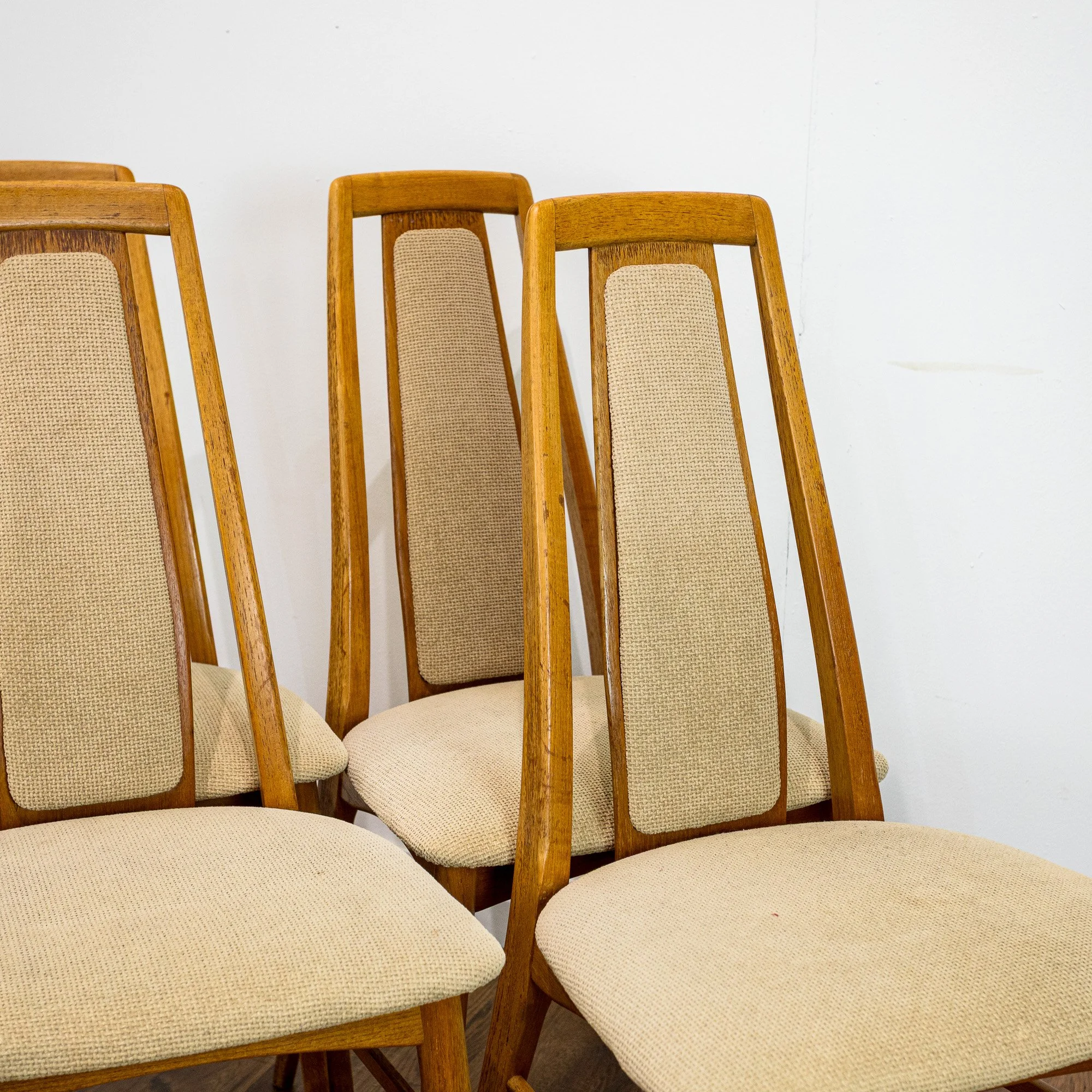 Niels Koefoed 'Eva' Teak Dining Chairs – Set of 4