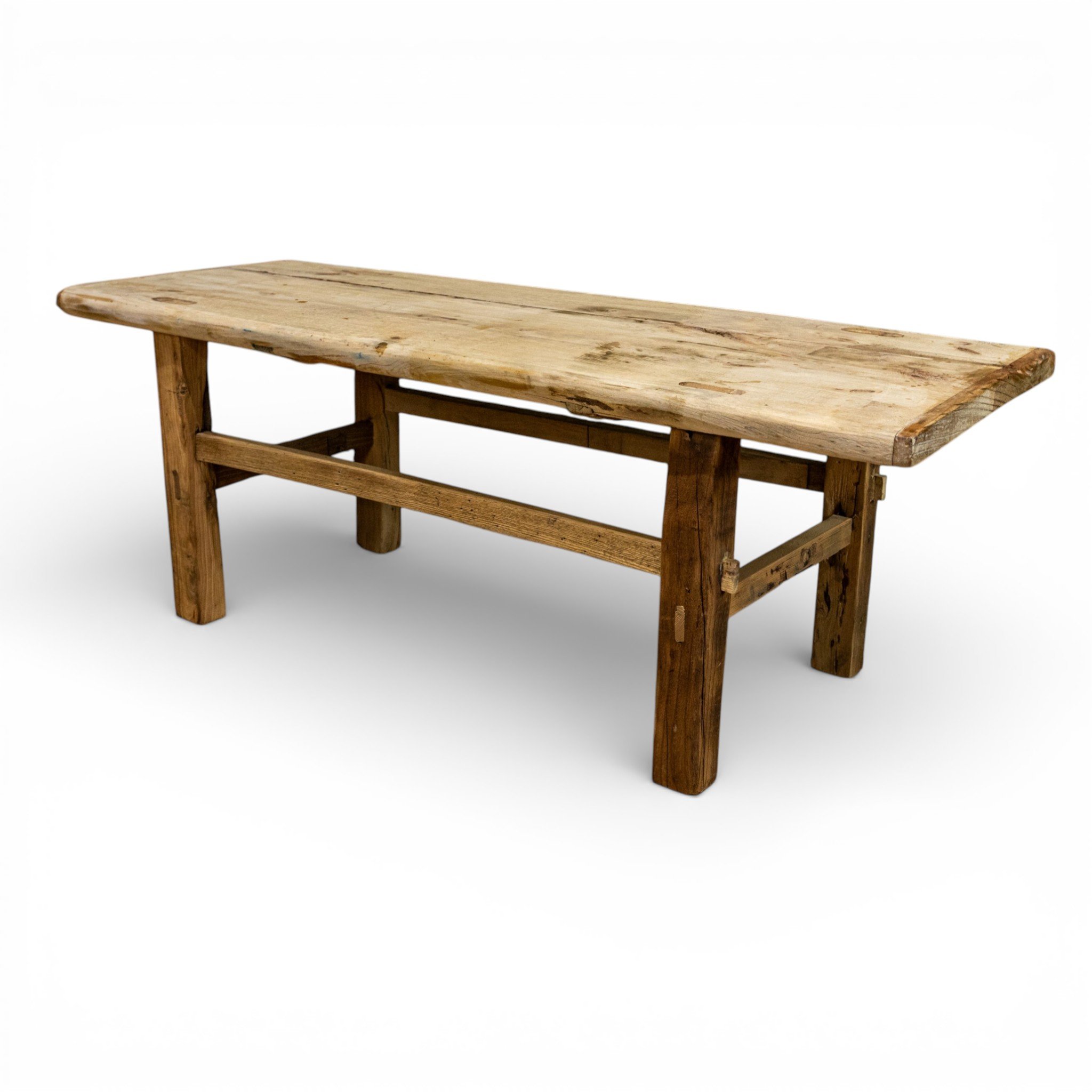 Rustic Reclaimed Elm Coffee Table
