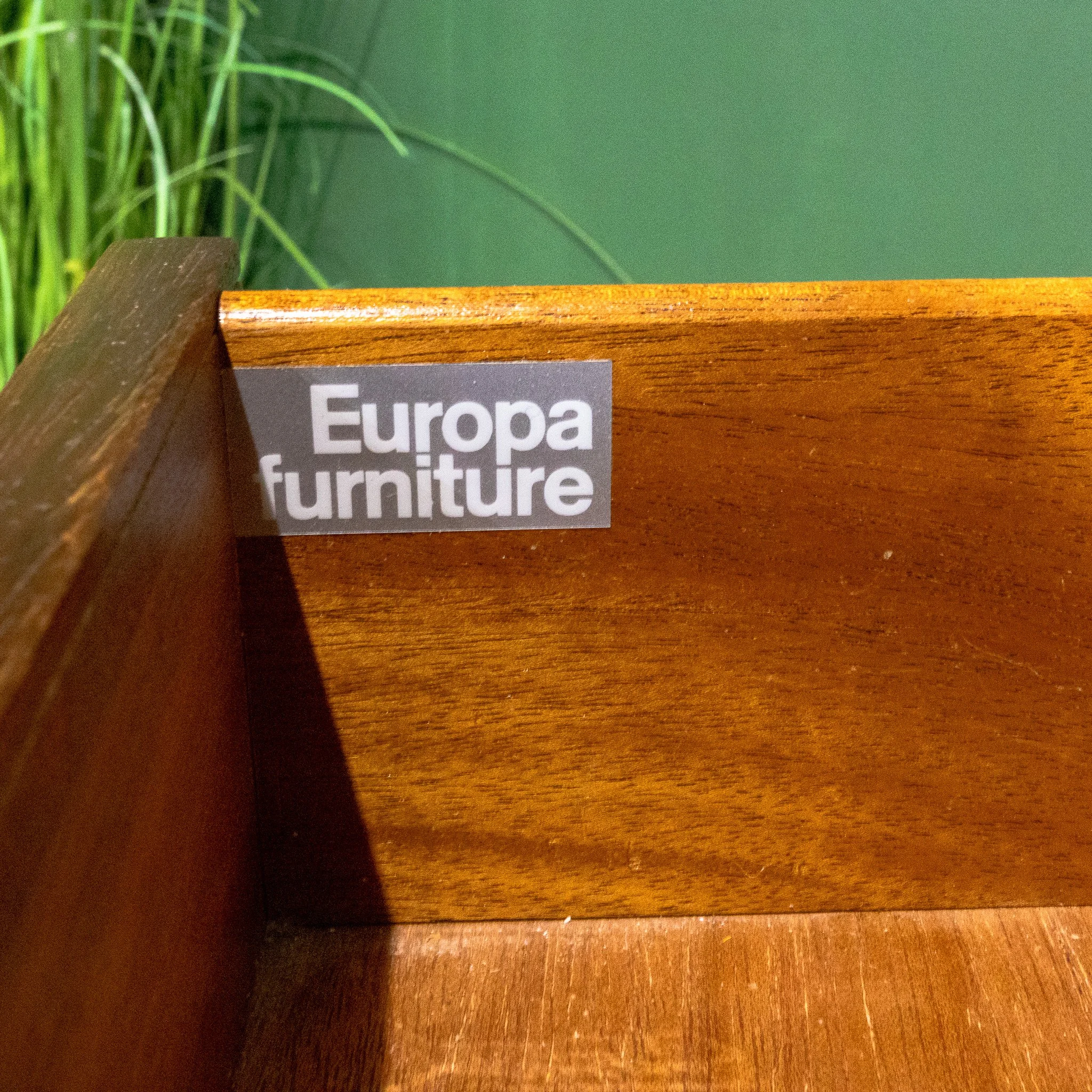 Europa Teak Bedside Cabinet