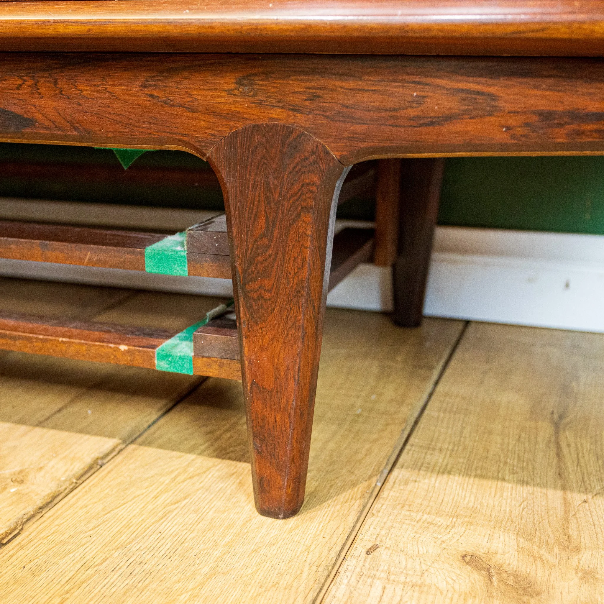 Bernhard Pedersen Rosewood Tambour Front Sideboard