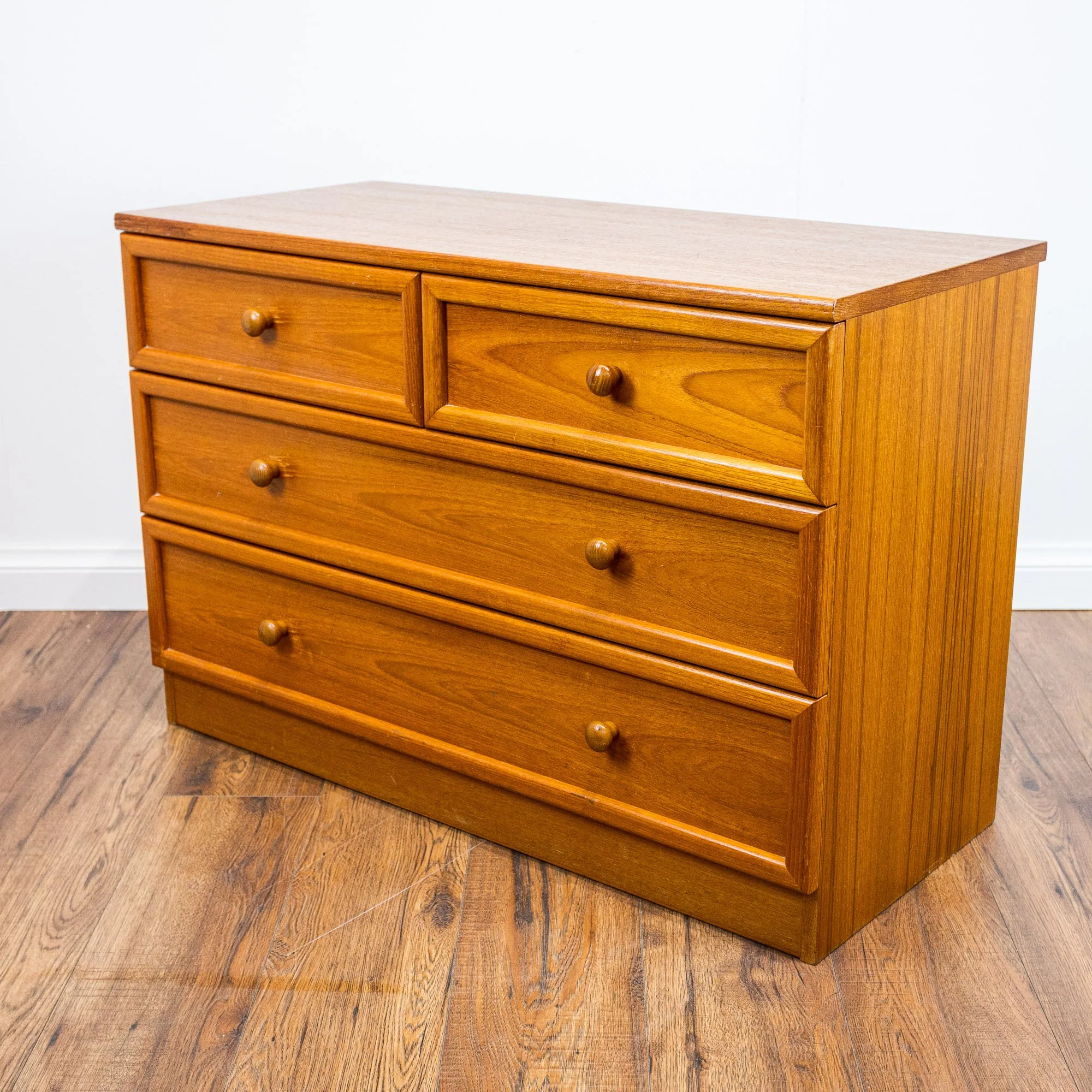 G Plan Albany Teak Chest of 4 Drawers by Leslie Dandy