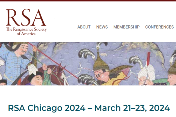 RSA Chicago, 2024
Annual Renaissance Society of America Convention