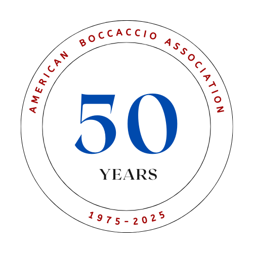 Our second celebration of 50 years of the American Boccaccio Association, in conversation with past presidents.
January 24, 2025
2:00 – 4:00 pm EST
Michael Papio (2011-2014)
Tim Kircher (2014-2017)
Simone Marchesi (2017-2020)
Kristina Olson (2020-2