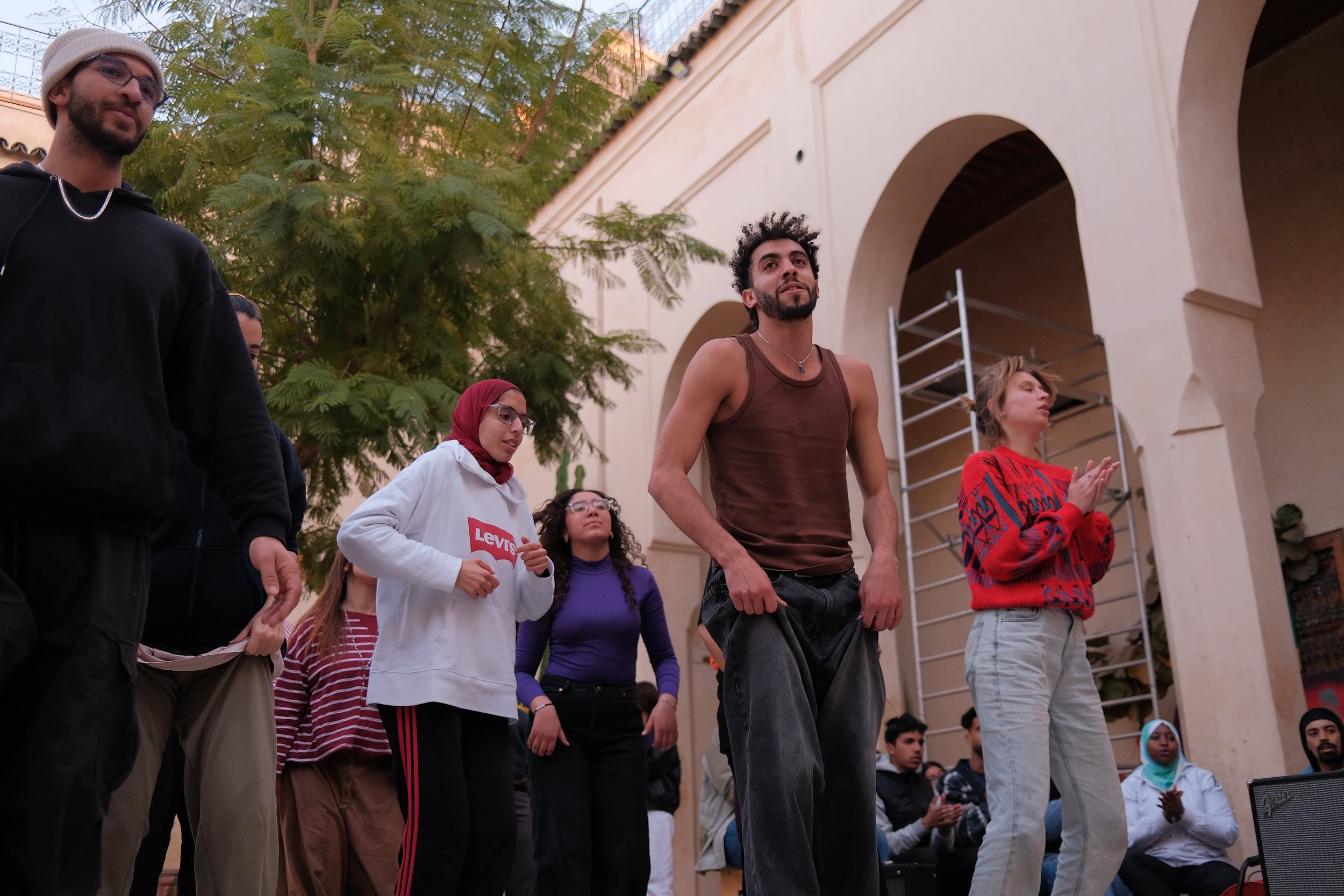 With Mohamed Bouriri