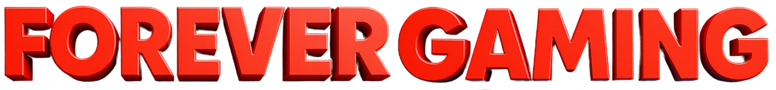 3D red text that says "FOREVER GAMING".
