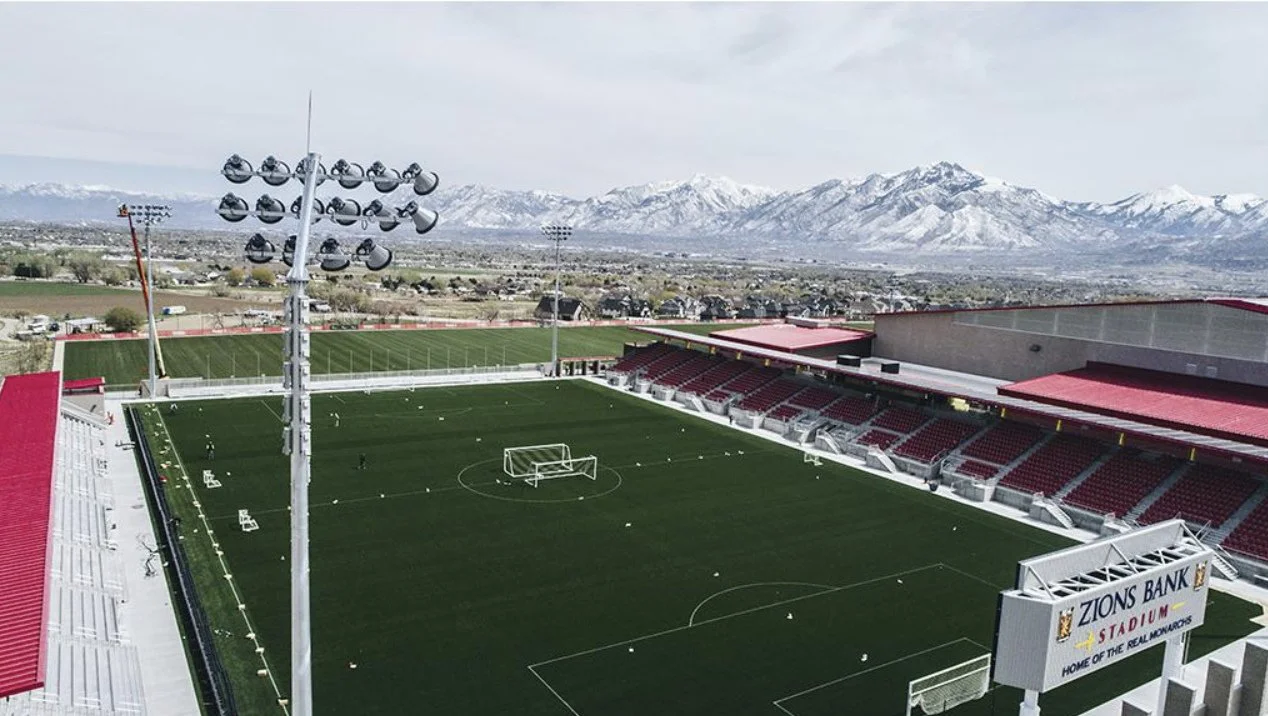 This week’s stop on Beautiful Places to Play in the USA is Zions Bank Stadium in Herriman, Utah. What sets this field apart isn’t just the mountain backdrop, it’s what’s right next to it. A STEM charter school sits just steps