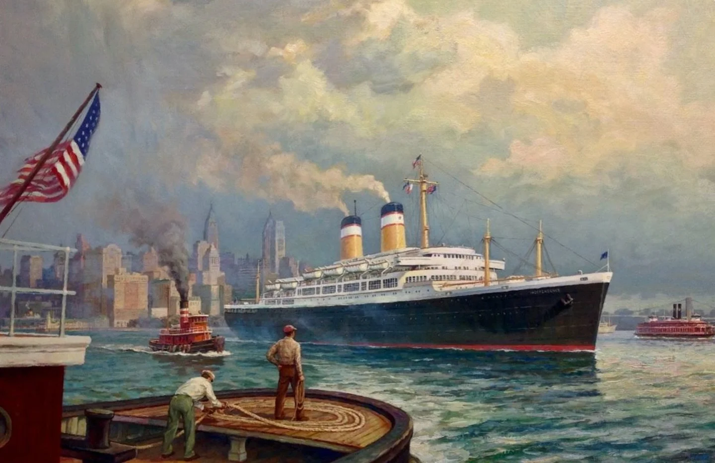 In 1919, Bethlehem Steel FC took a steamship to play in Europe. Imagine, ten days on the water with the constant hum of the engines and ocean all around. Meals were called by a bugle, nights were spent in tight bunks that rocked with the waves. Imagi