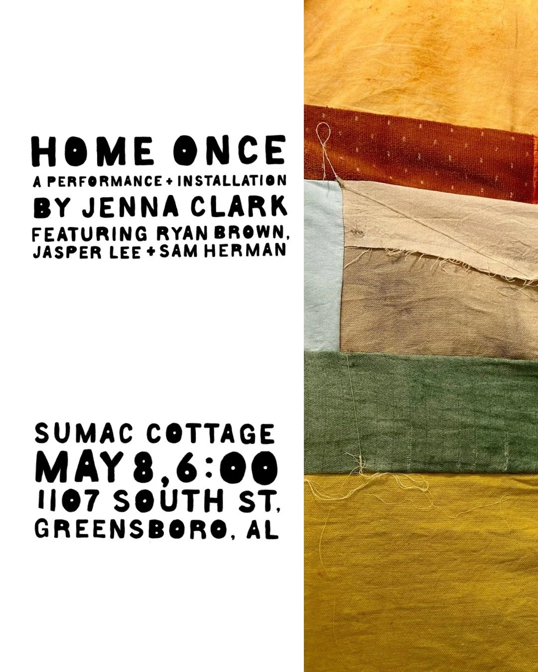 Home Once: A Performance + Installation by Jenna Clark