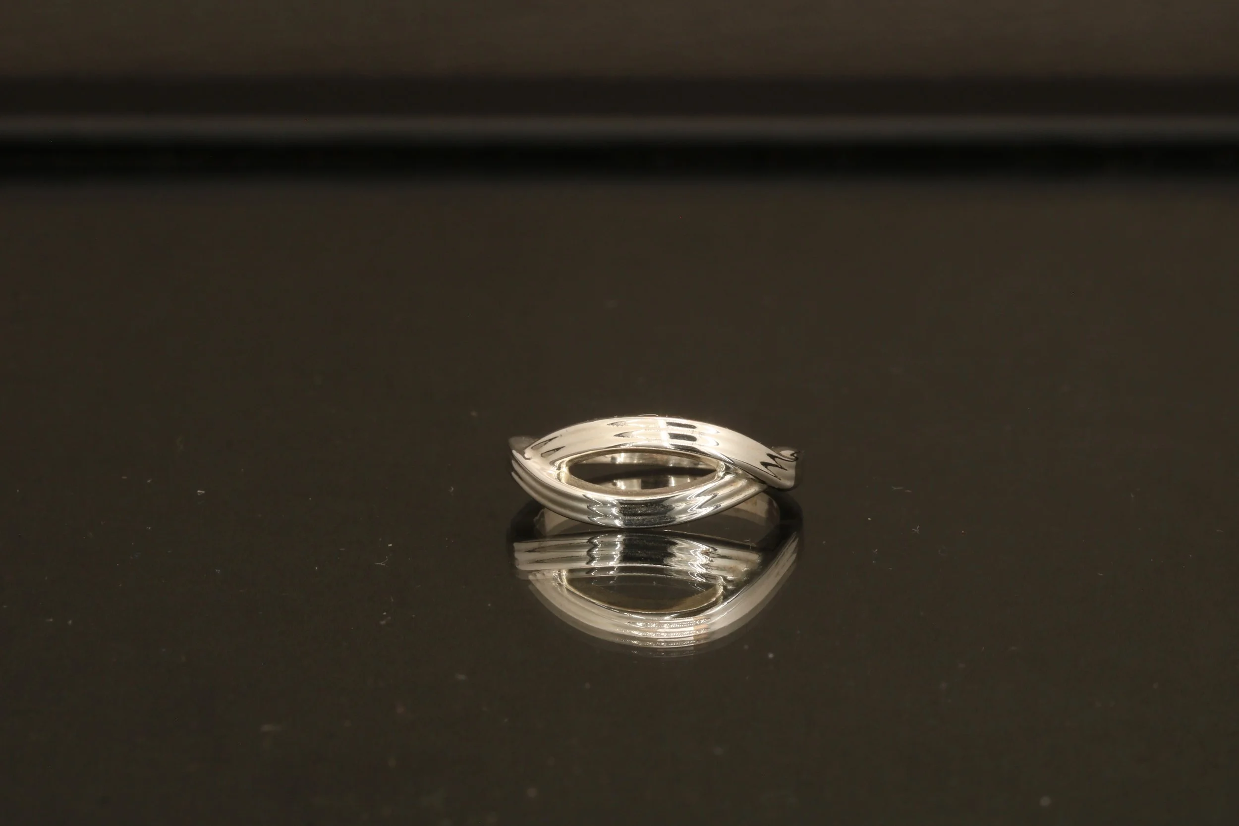 "Come Together" Silver Ring