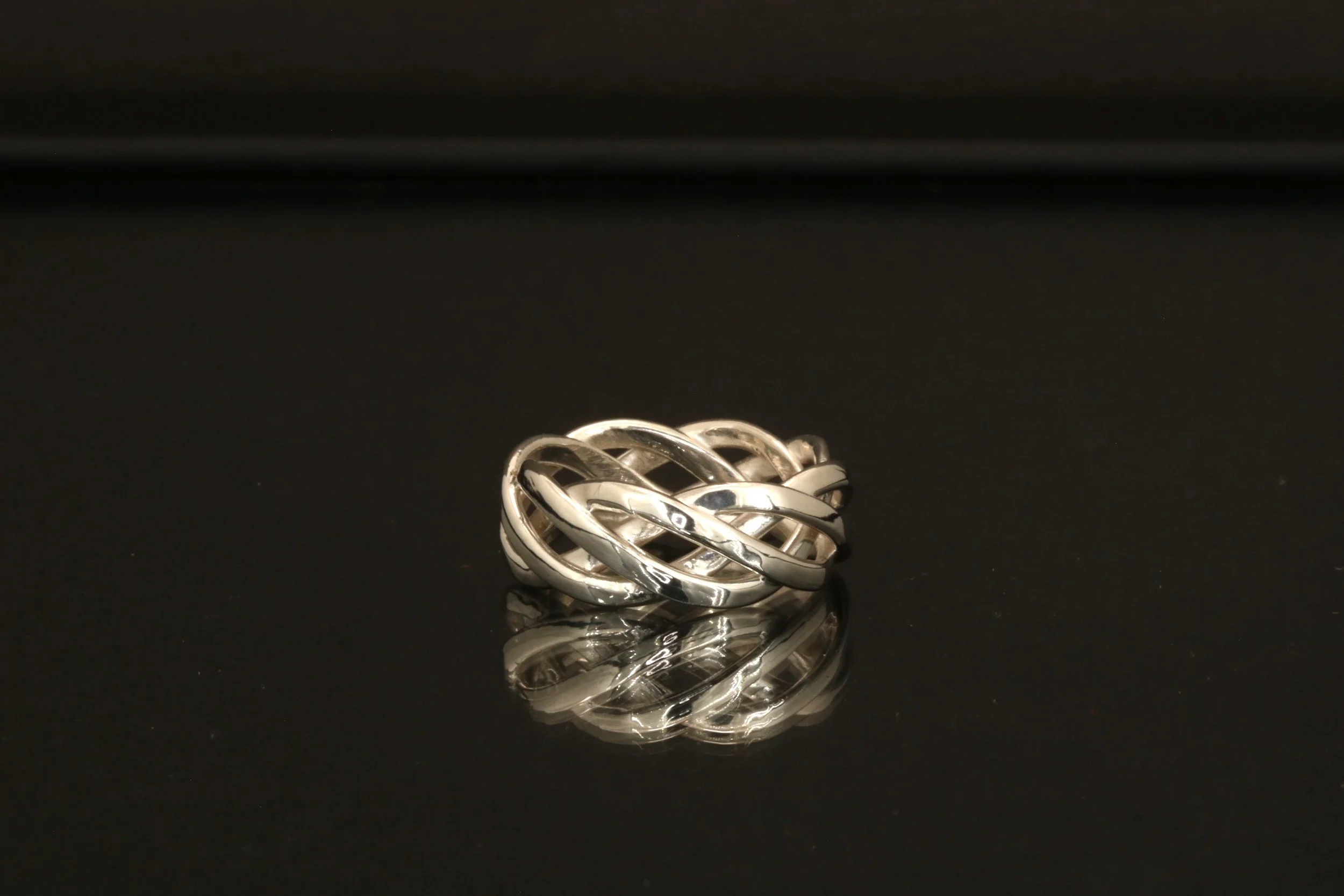 "Woven in Time" Ring