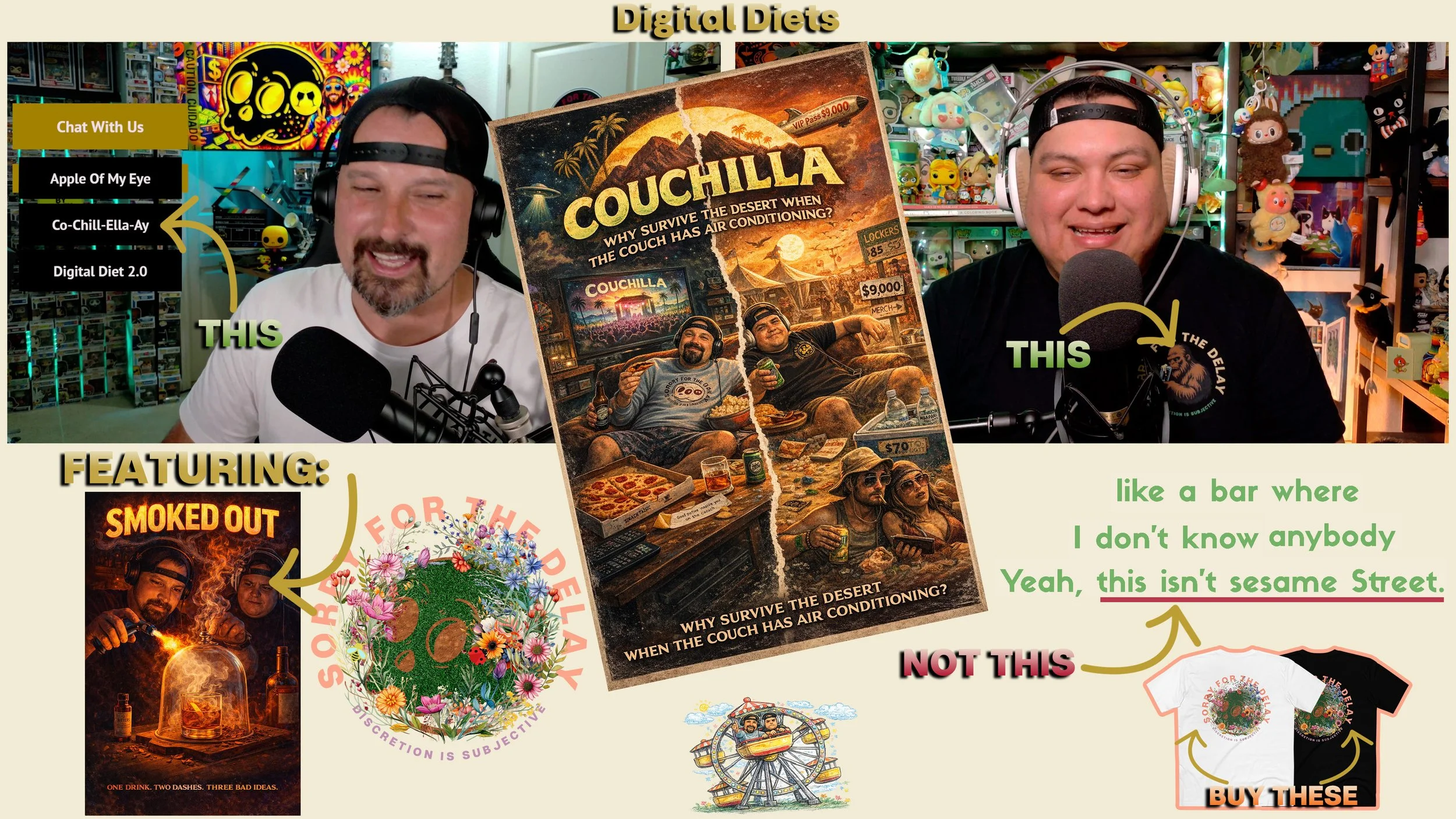 Sorry For The Delay | EP.130 | Smoked Bourbon, Coachella &amp; Digital Diets