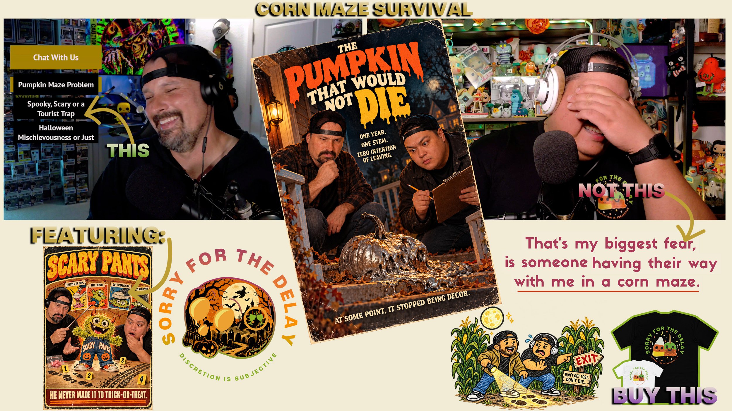 Sorry For The Delay | EP.155 | Burnt Rocking Chair, Porch Pumpkin &amp; Ghost Outlaw