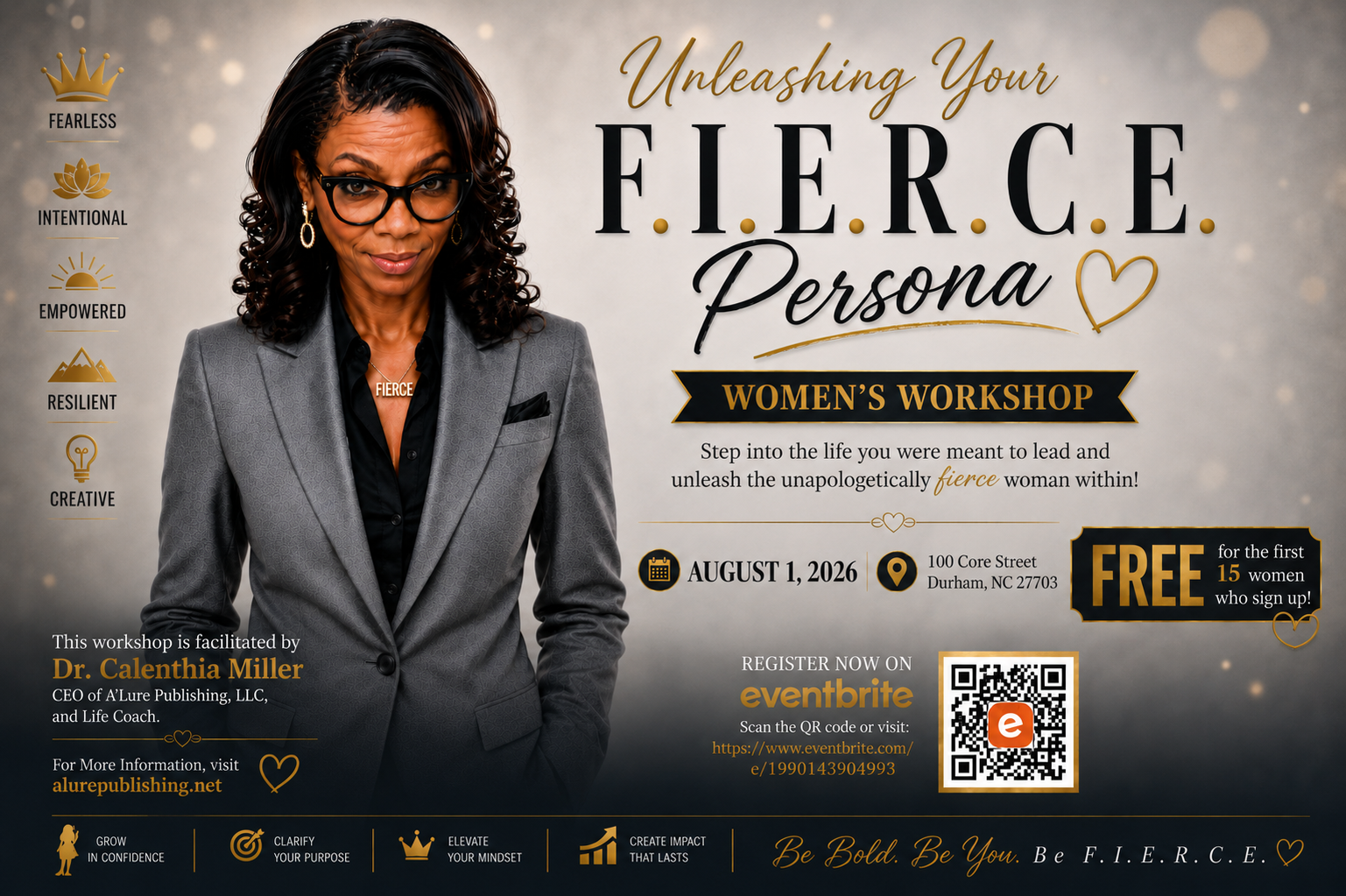 UNLEASHING YOUR F.I.E.R.C.E. PERSONA WORKSHOP