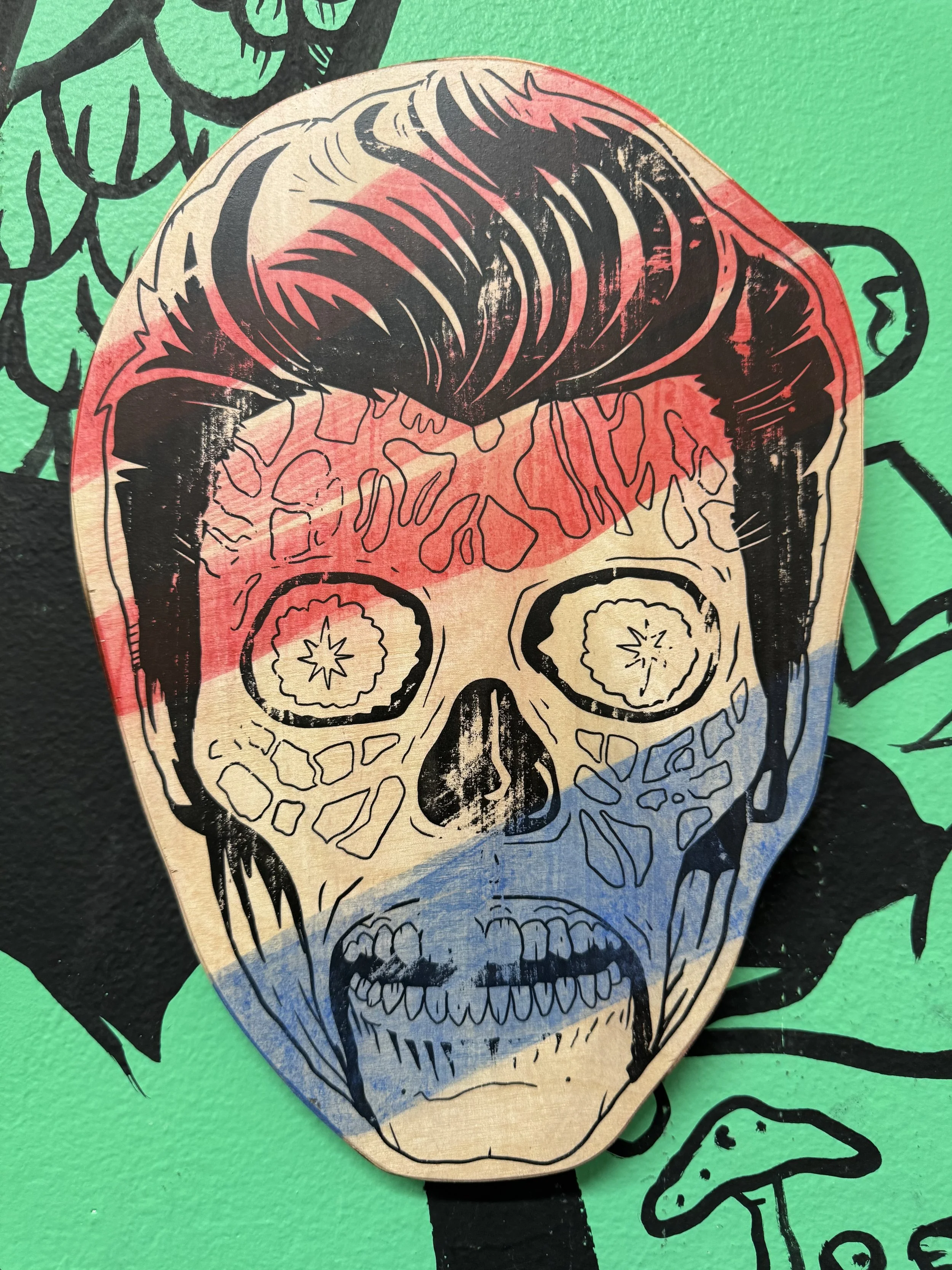 They Live (three) small art Polycrylic reproduction