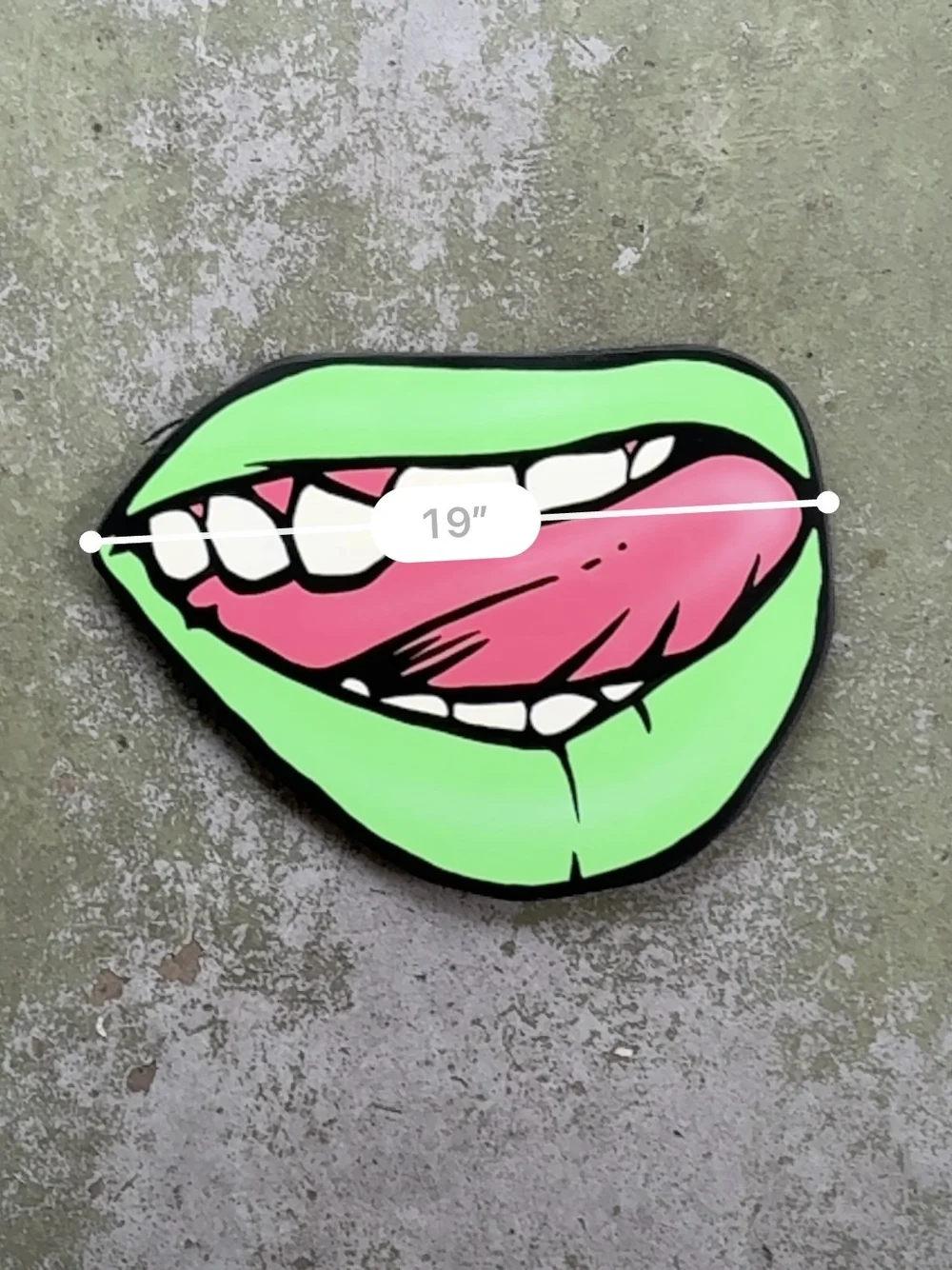 Lips green variant — Jason Does Art