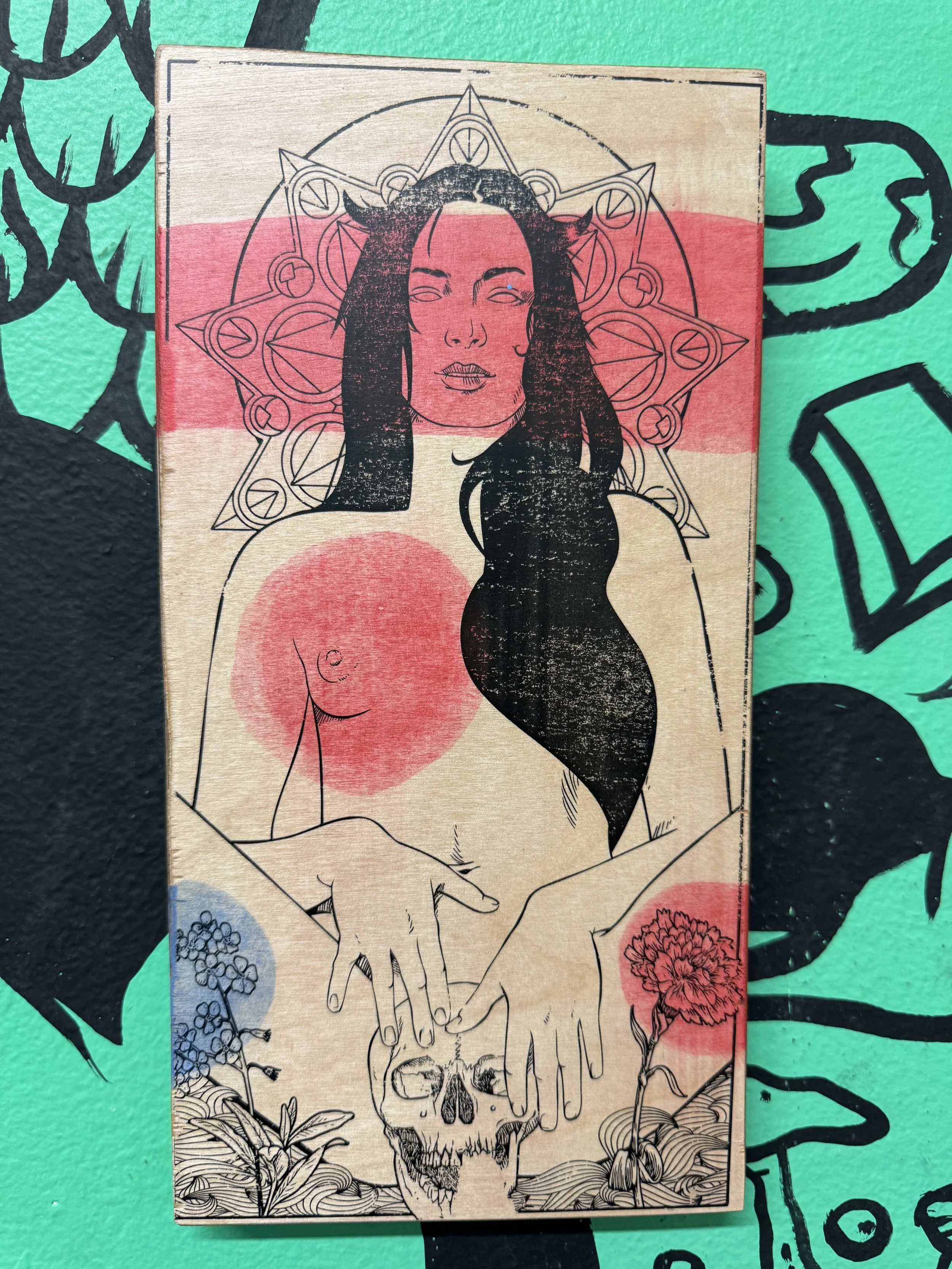 Pagan Forest small art Polycrylic reproduction