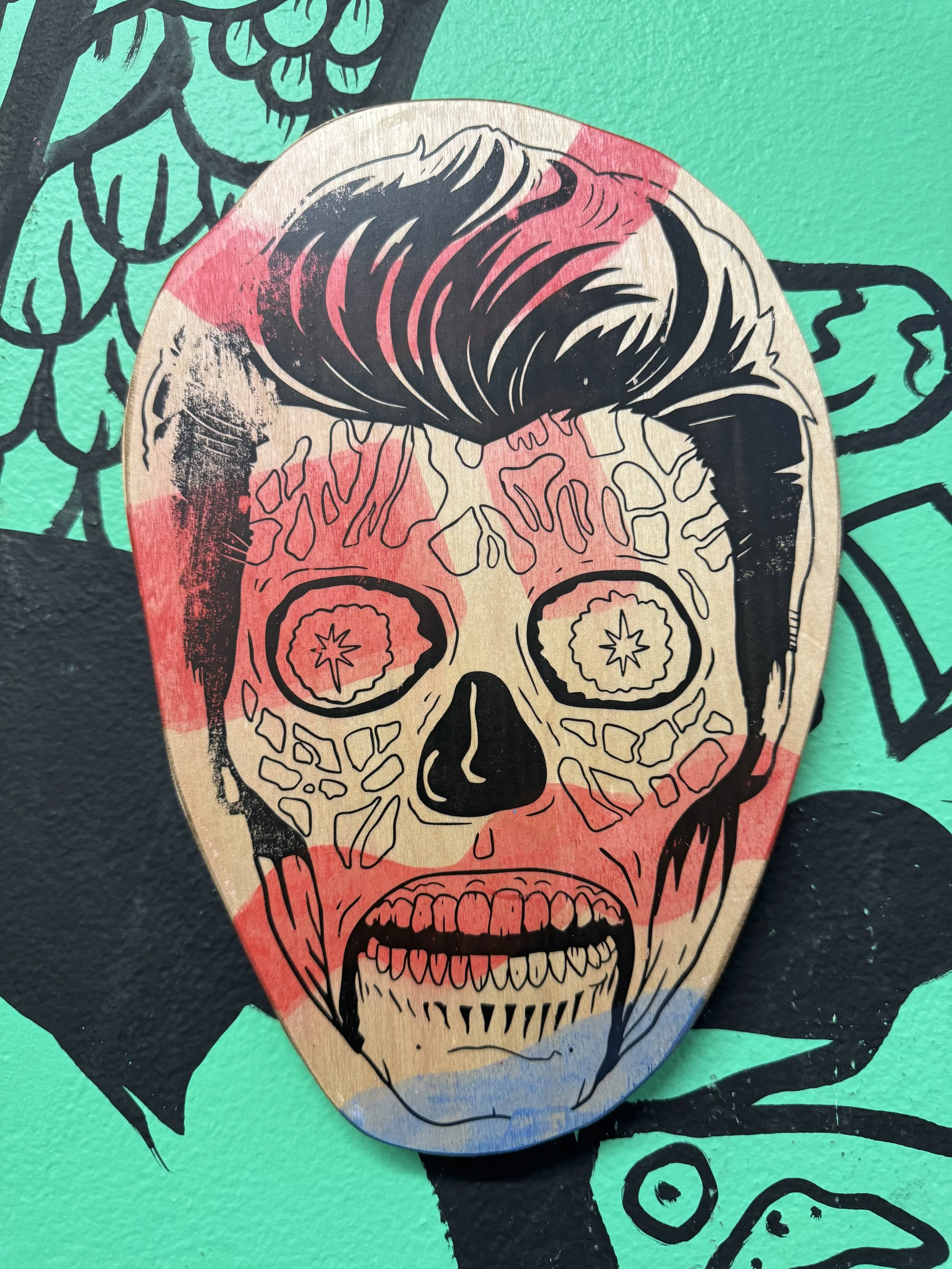 They Live smallest art Polycrylic reproduction