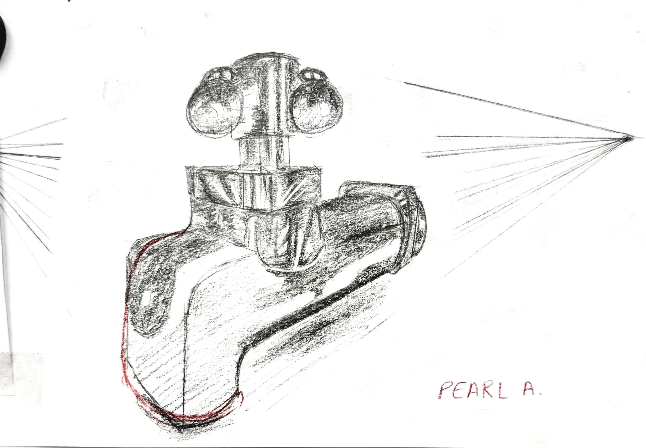 2 point perspective sketch