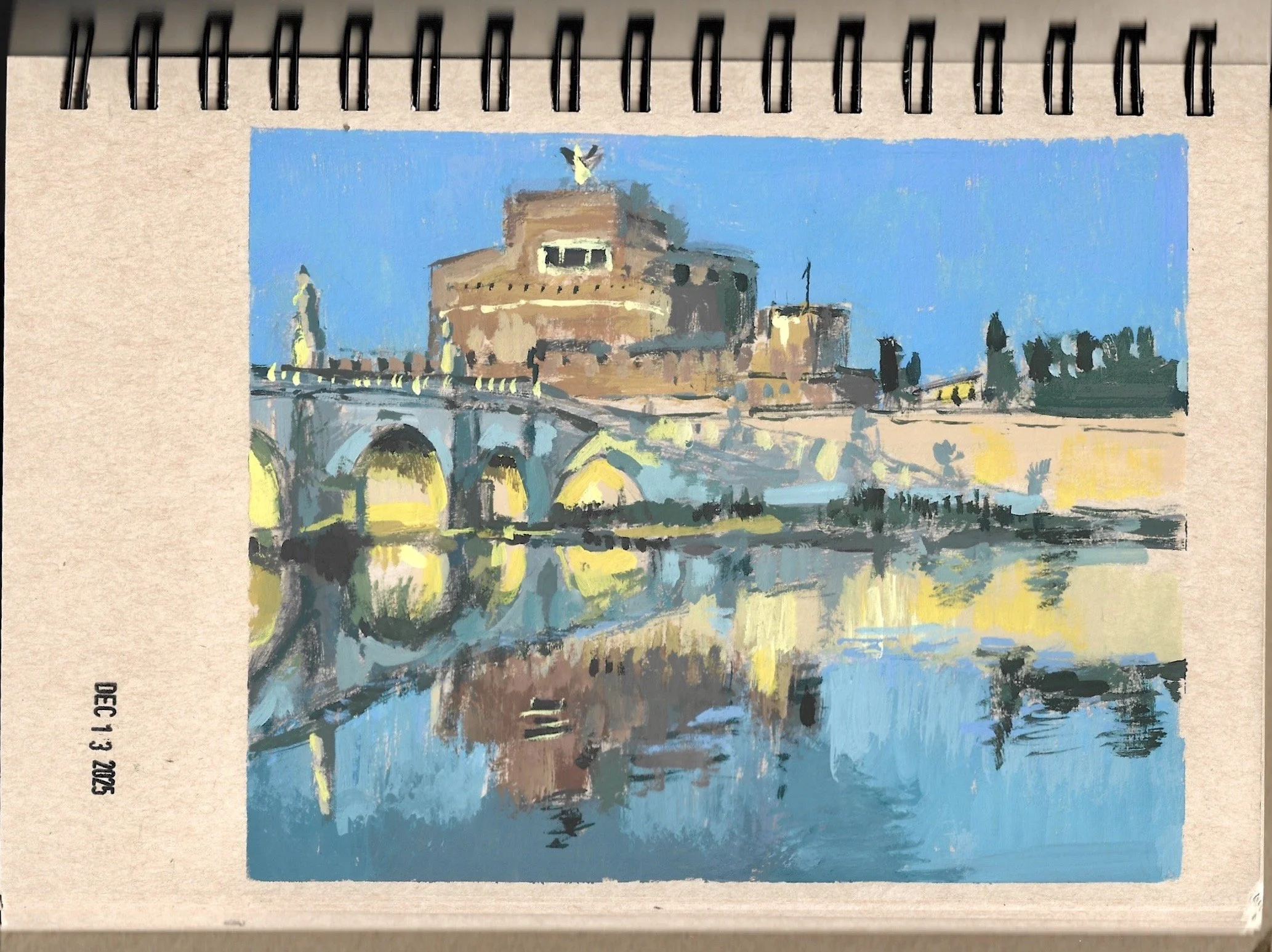 Sketching Rome: A Month of Gouache, Museums, and Daily Wonder