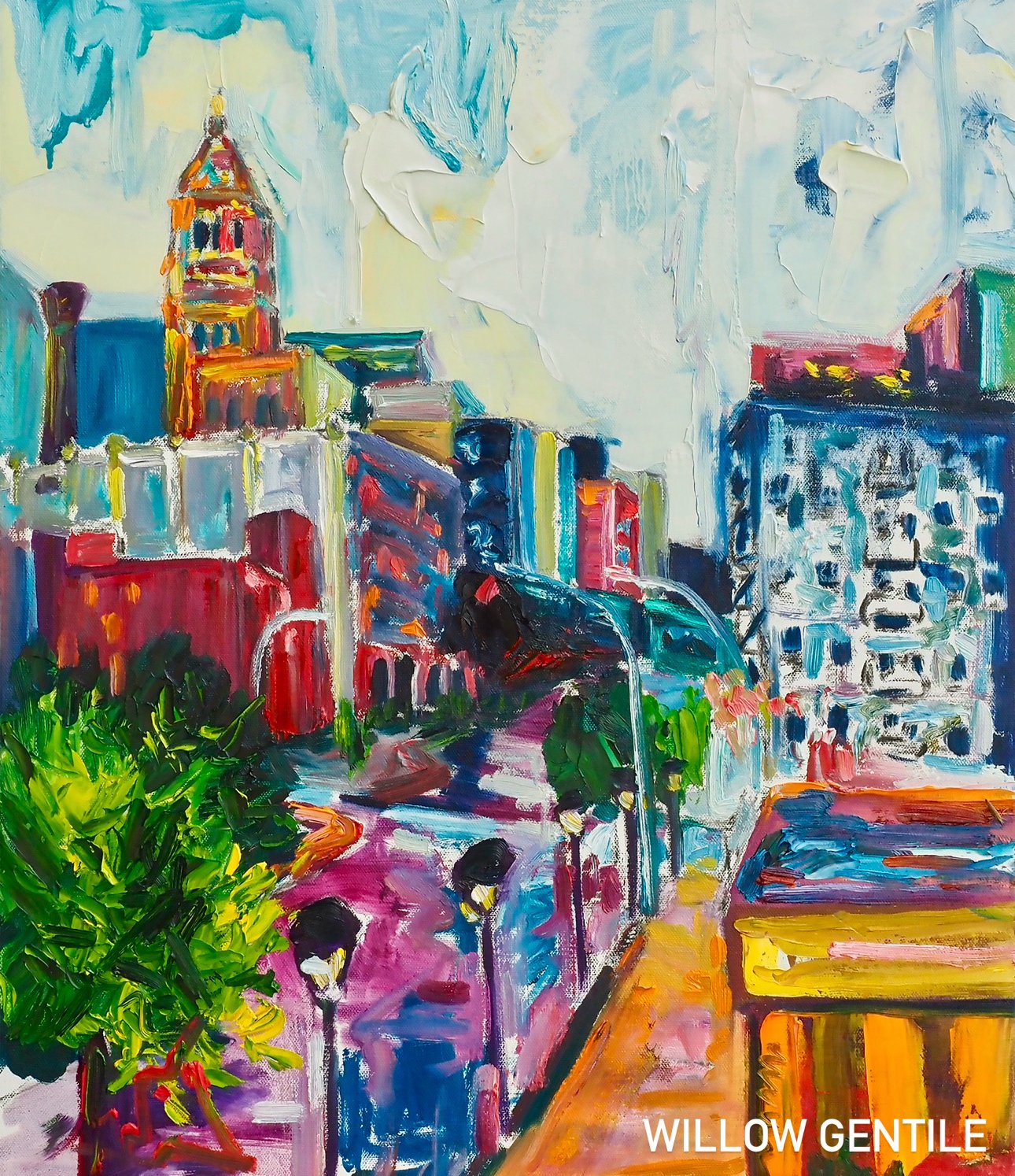 Plein air painting_Downtown Rochester_Willow Gentile.jpg