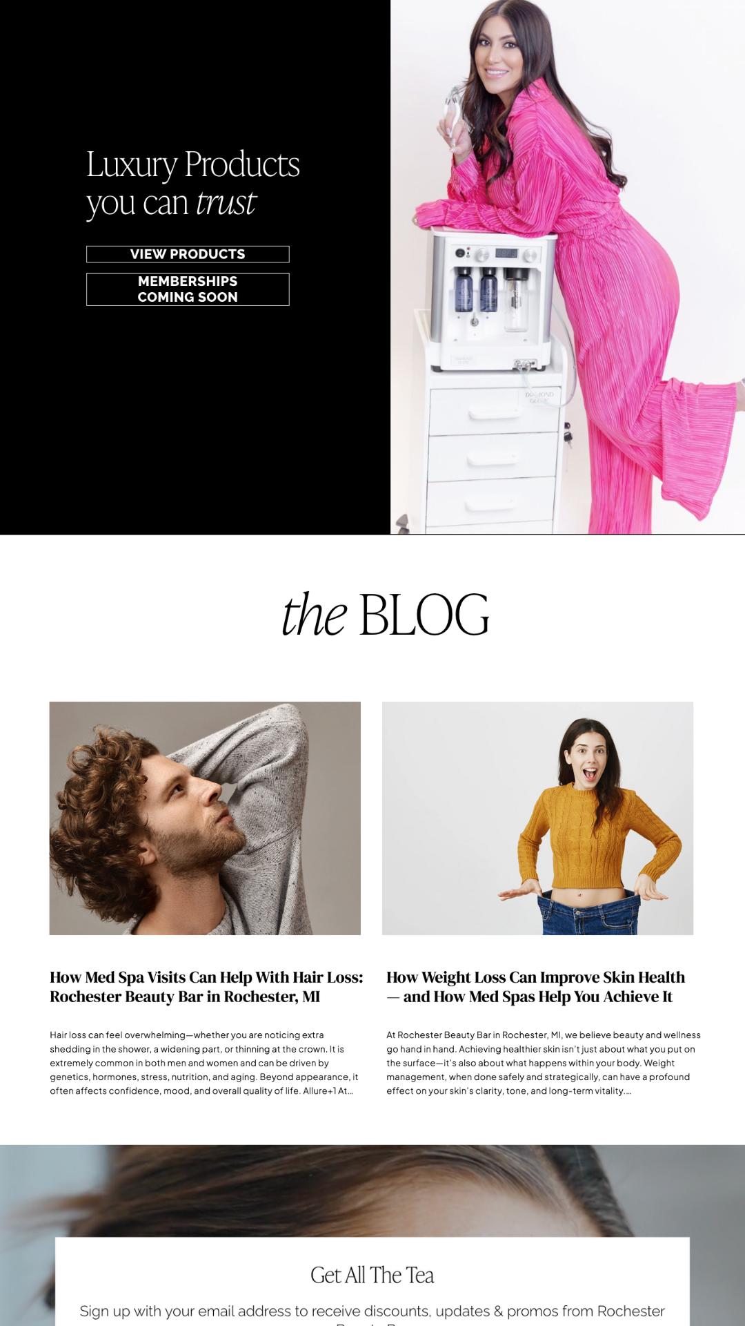 website designer for medspas