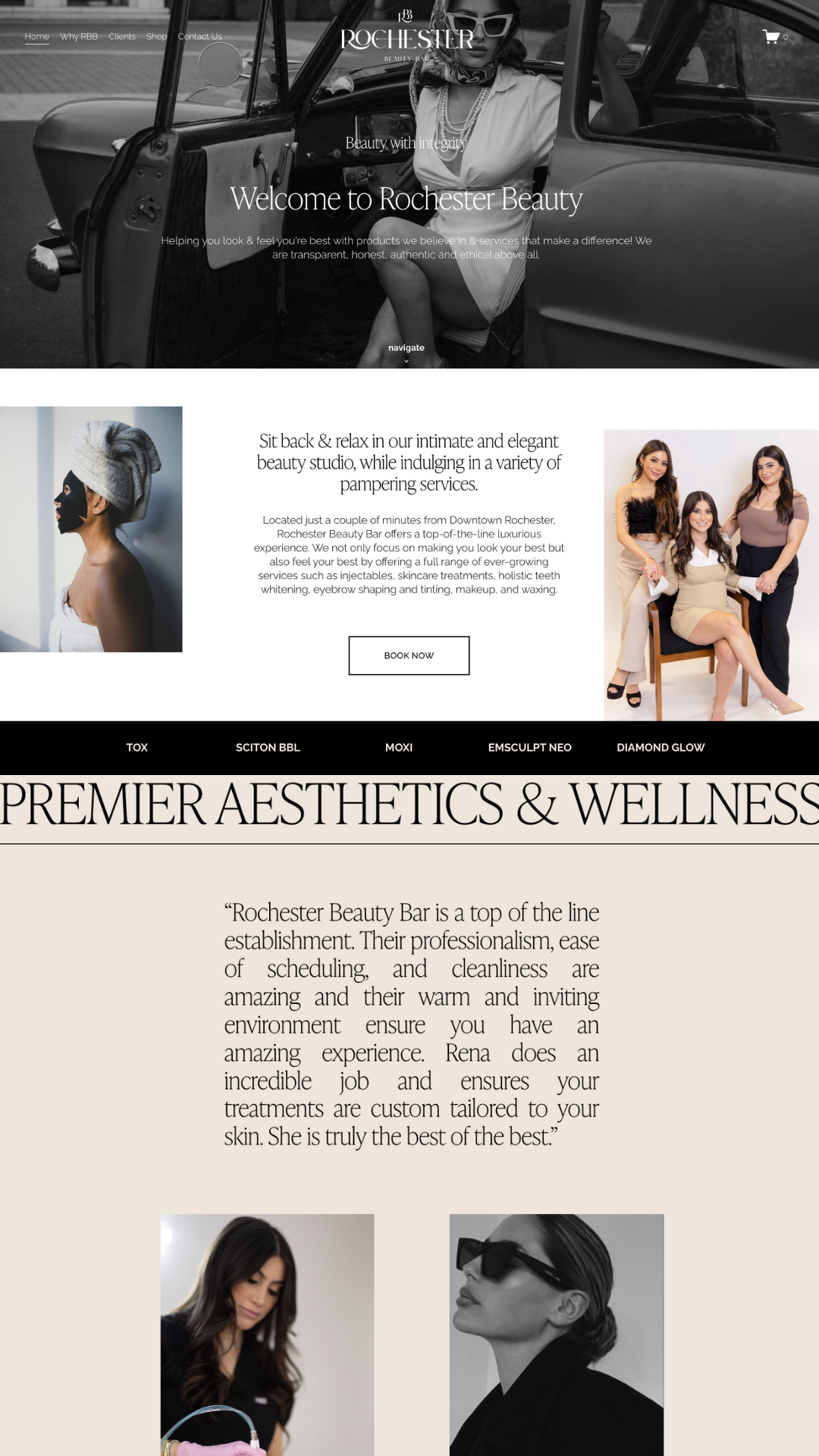 medspa website design