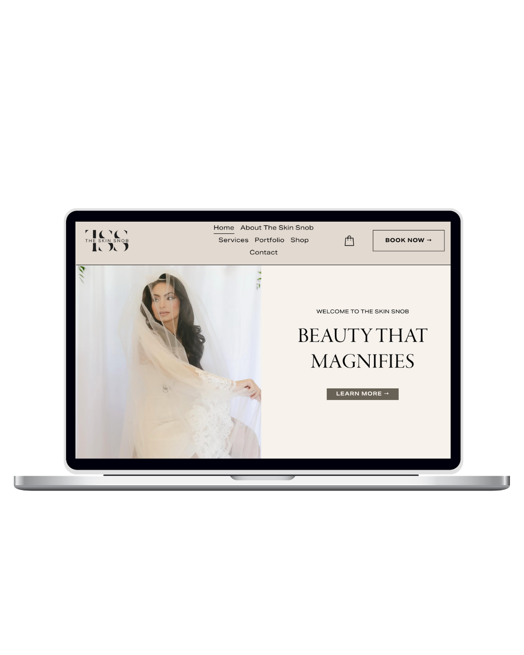 squarespace website designer for makeup artist