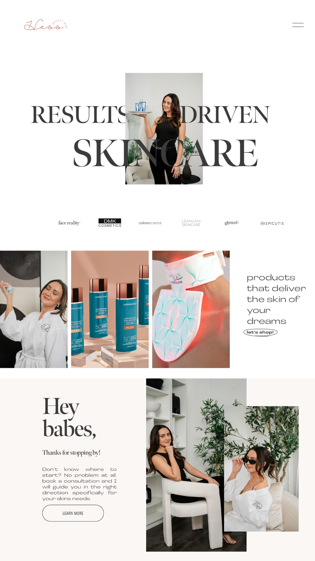 medspa website design