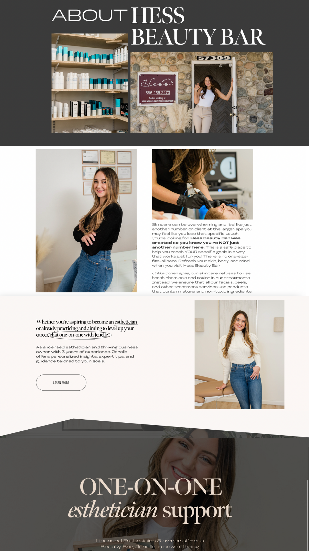 custom website design for women