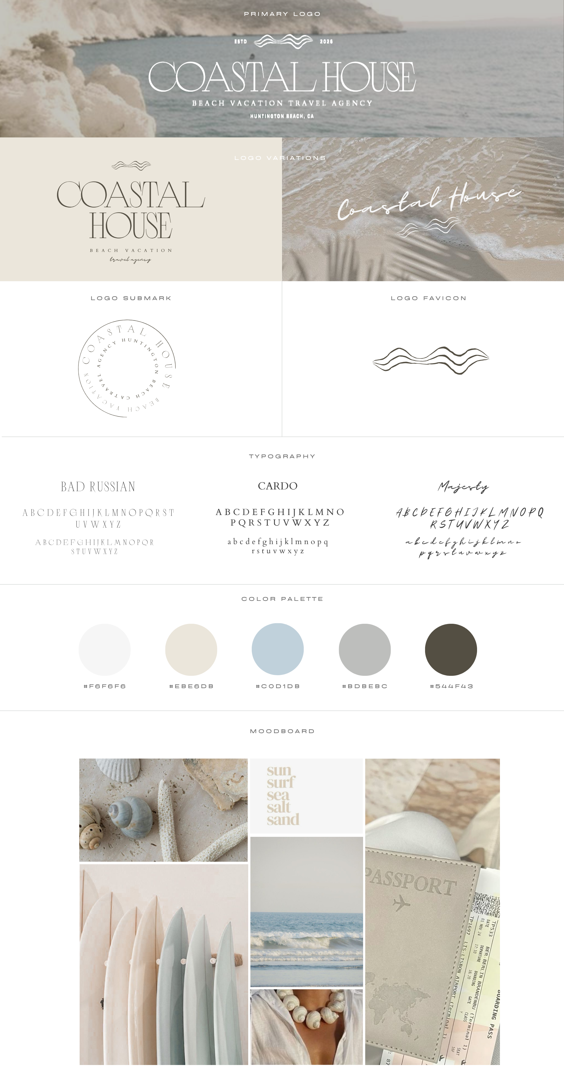 travel agency brand kit