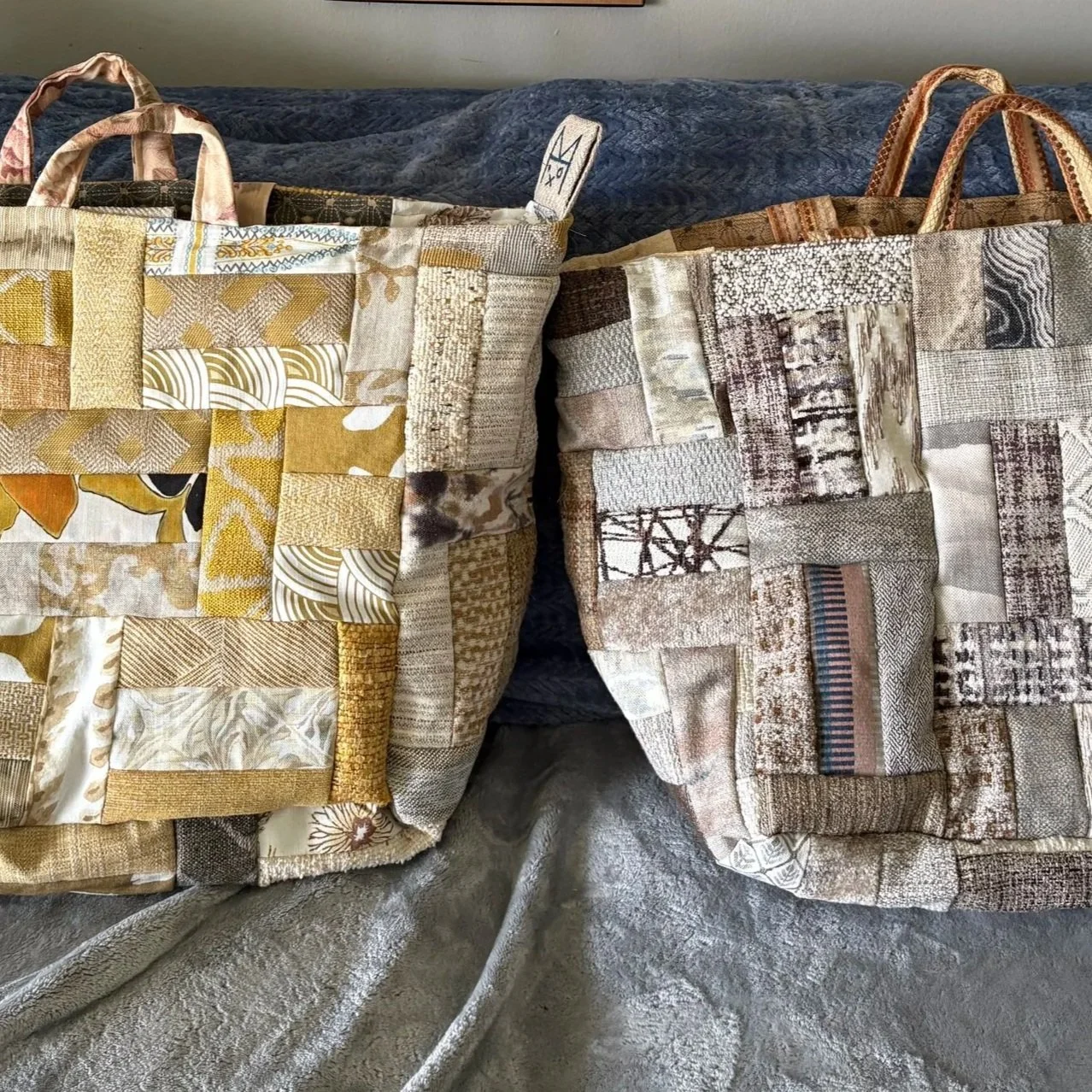Fa(Brick) Bags Seventeen and Eighteen Basketweave Pillar Variants