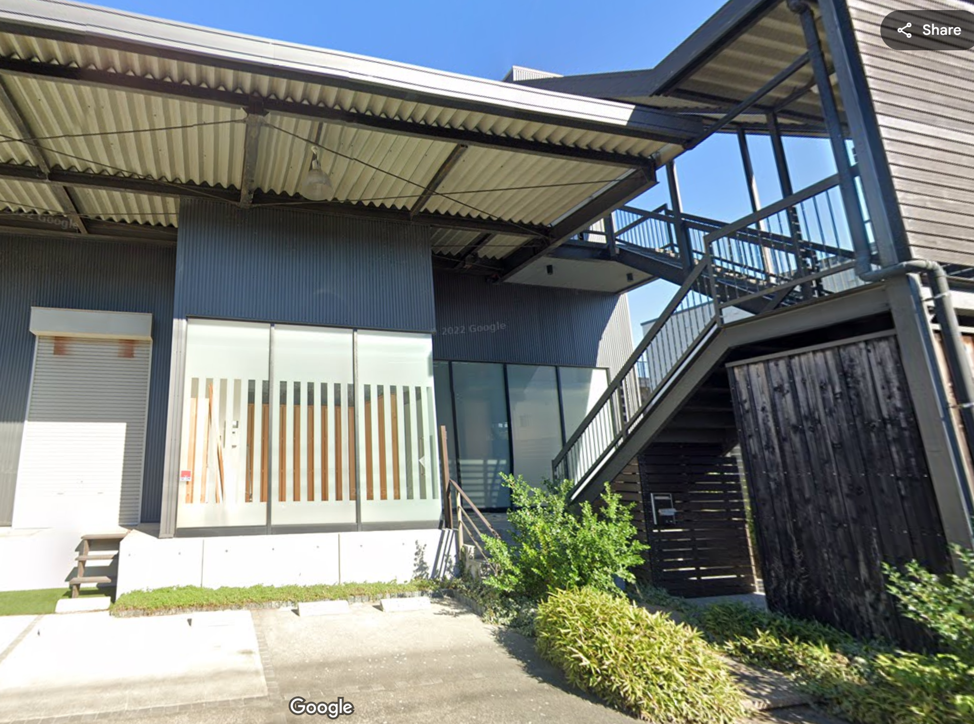 Factory front entrance