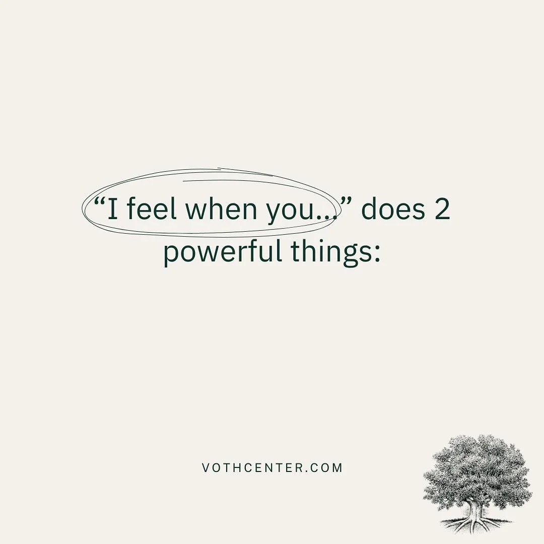&ldquo;I&rdquo; statements invite connection. &ldquo;You&rdquo; statements spark defense. If you care enough to confront, start with &ldquo;I&rdquo;. 

To read the full article, &ldquo;Caring Enough to Confront&rdquo; by Dr. Chip Dodd, visit the link