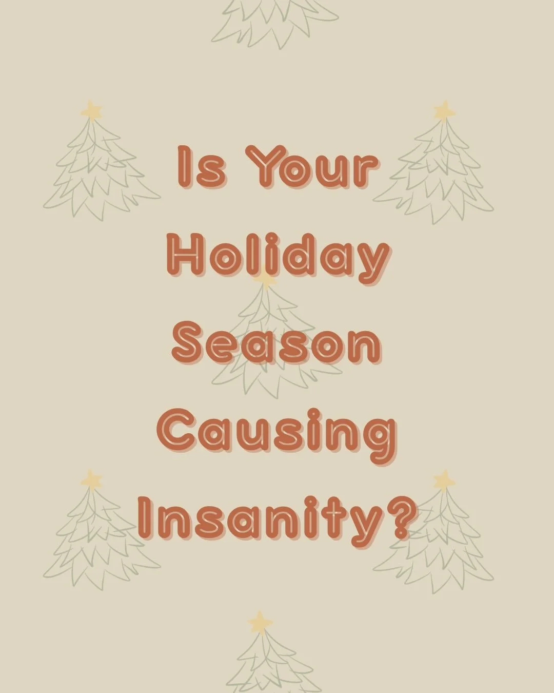 Be who you were made to be&hellip; even during the holidays! 

🔗Head on over to the link in our bio to purchase your own copy of the Holiday Sanity Guide! 

Reminder! If you are a past or current client, reach out directly to us to have your copy se