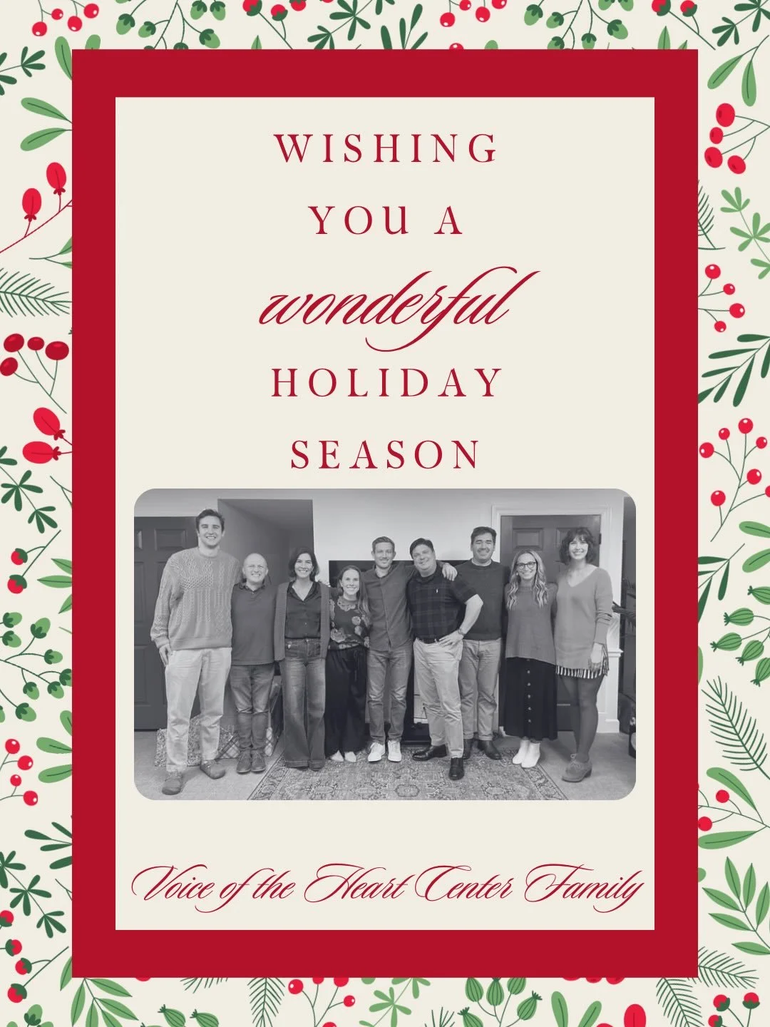 Wishing everyone a Merry Christmas and a Happy New Year from the VOTHC family! 🎄🎁

We are so grateful for your support and encouragement this year!