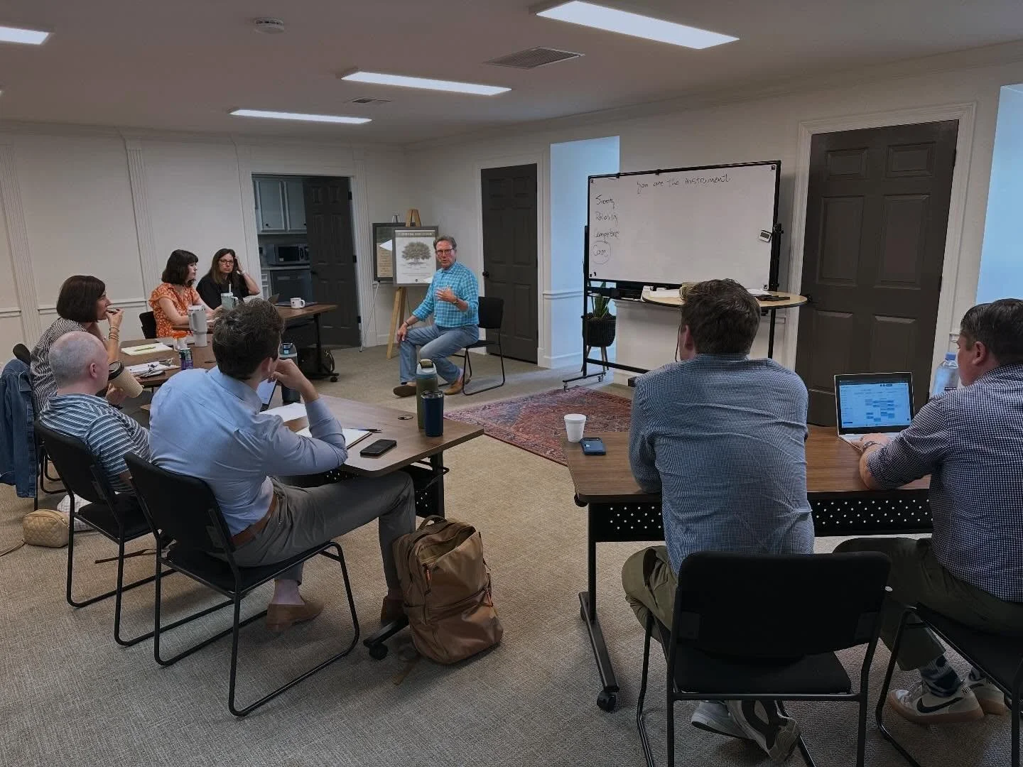 Pure Basics // Our staff regularly meets with Dr. Chip Dodd for training and encouragement through the Spiritual Root System. We are grateful to have the opportunity to learn from his wisdom and apply it to our daily clinical work!