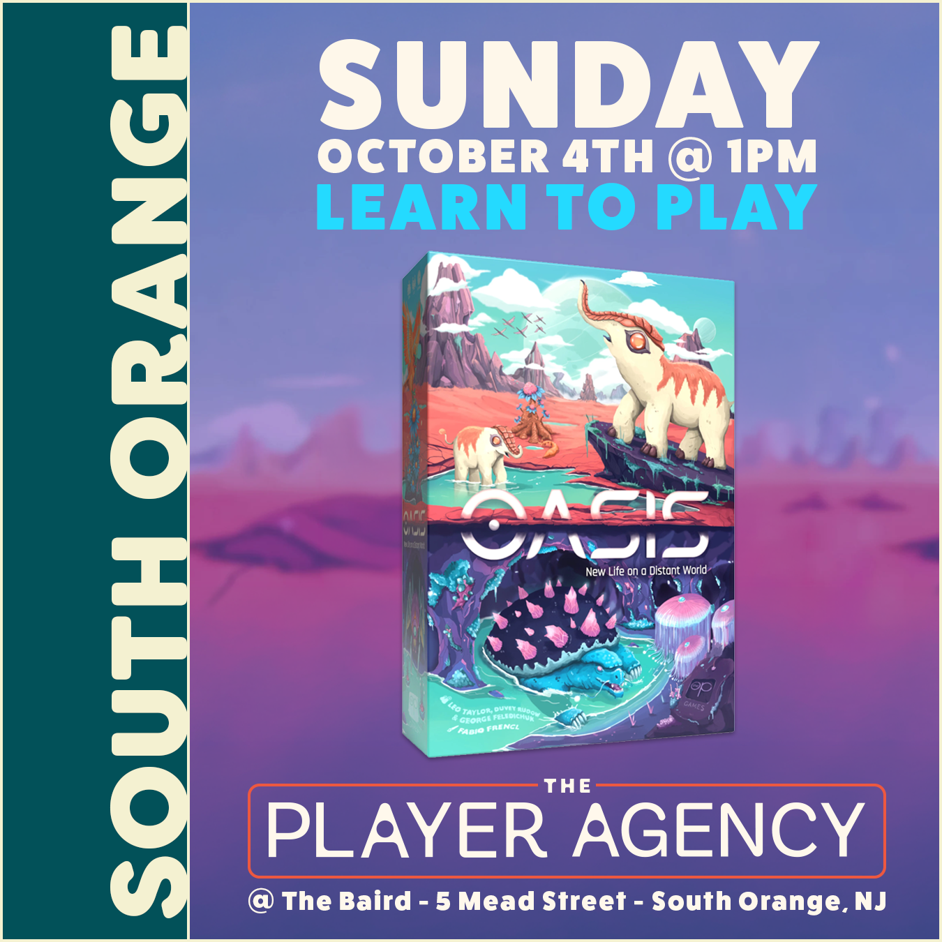 Learn to Play Oasis - South Orange