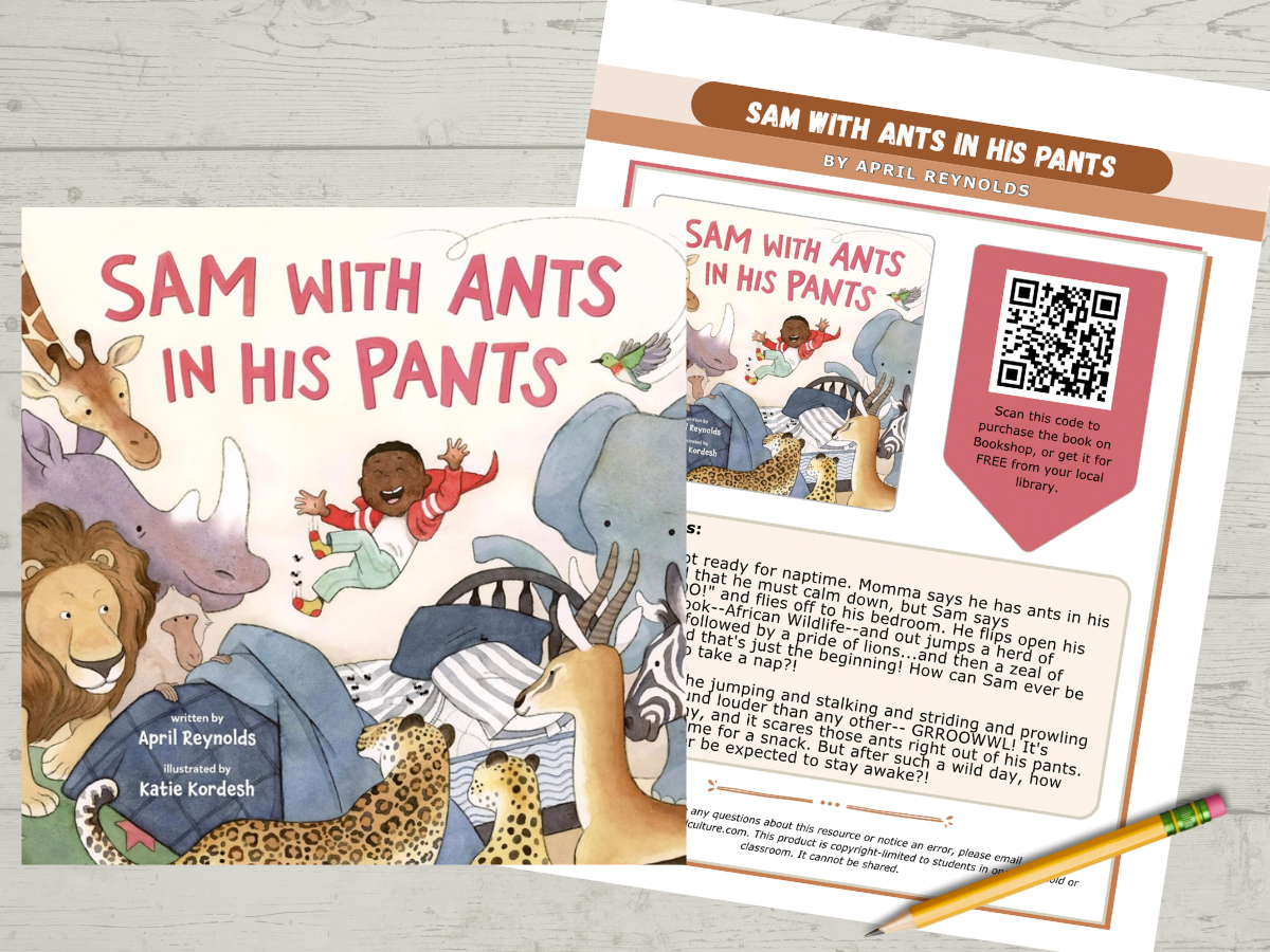 Sam With Ants in His Pants picture book