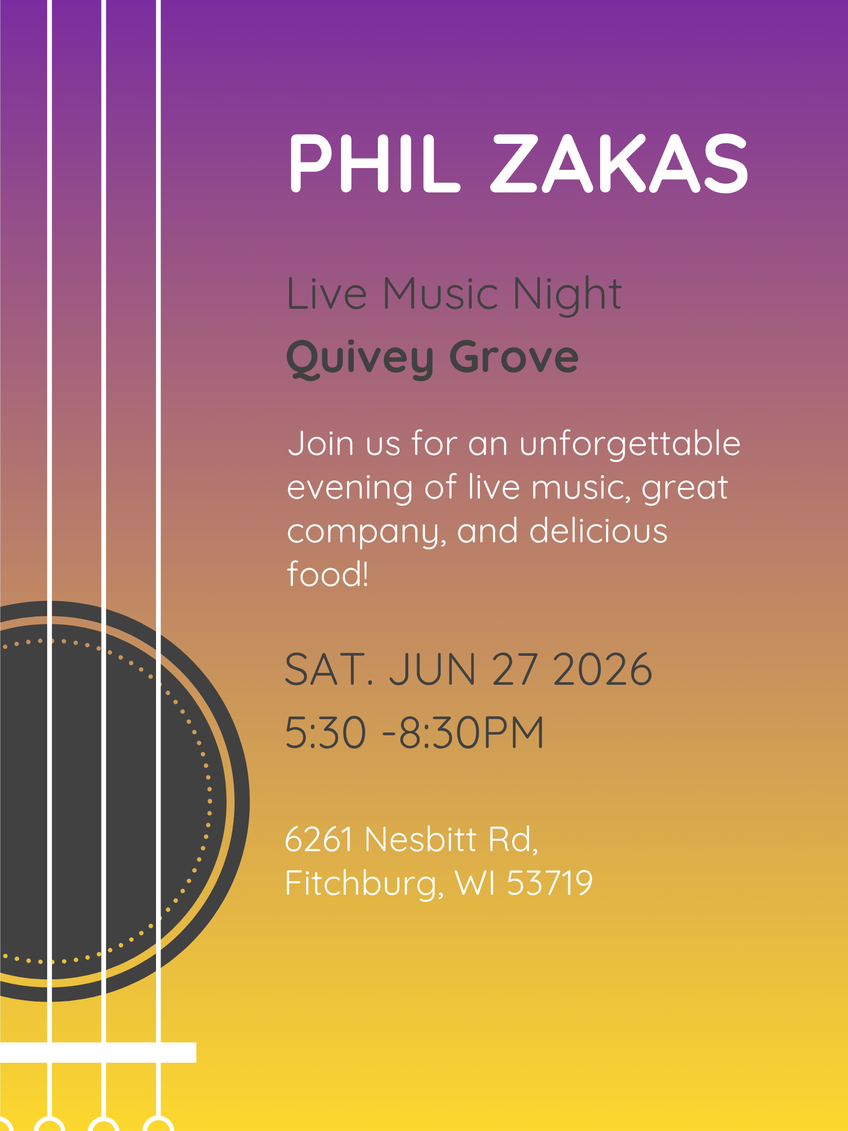 Live Music @ Quivey's Grove