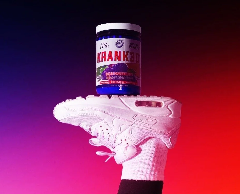 Supplements Photoshoot Colorful Sporty
