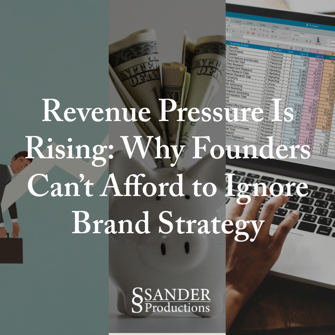 Revenue Pressure Is Rising: Why Founders Can’t Afford to Ignore Brand Strategy