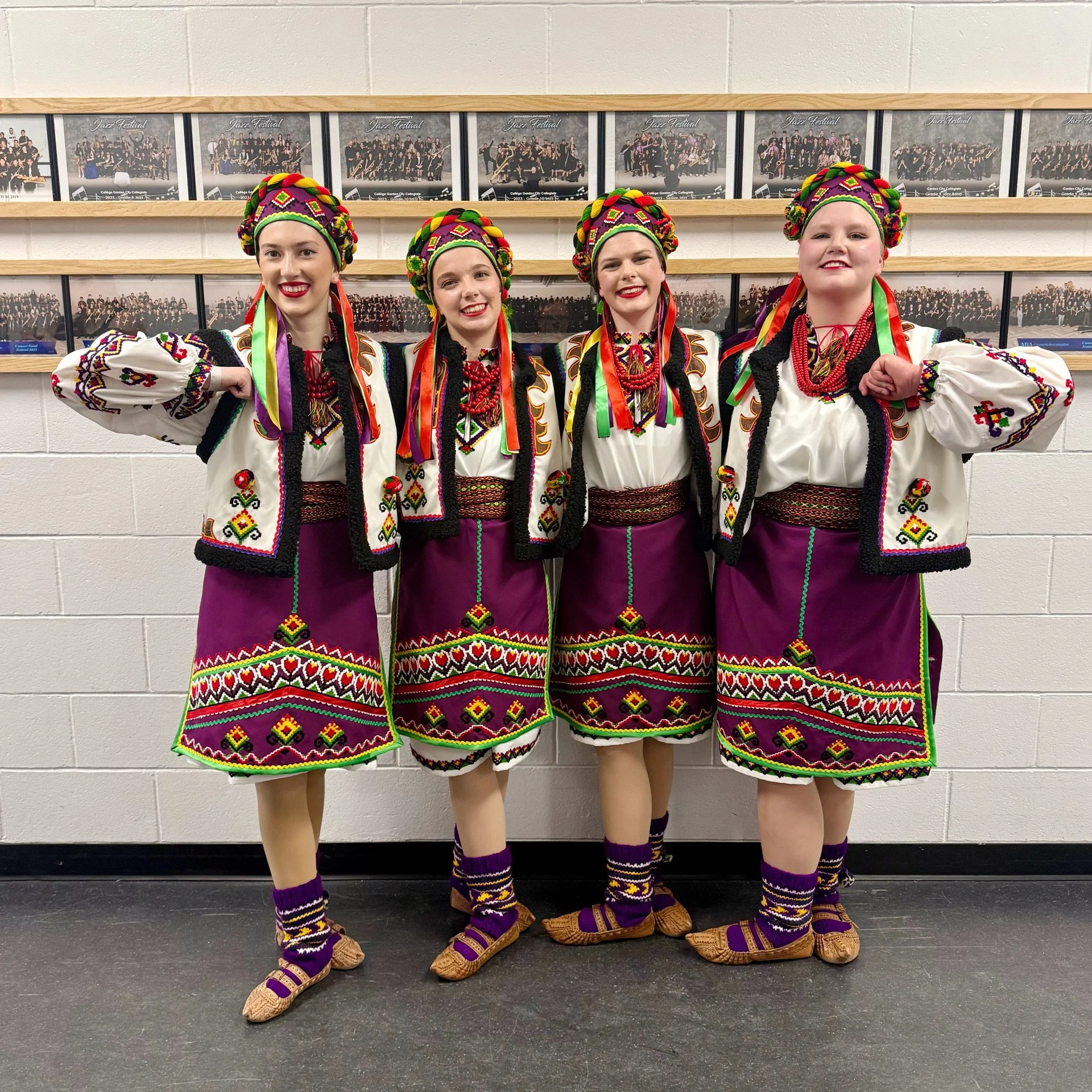 Fialka Dancers in their Hutsul Costume
