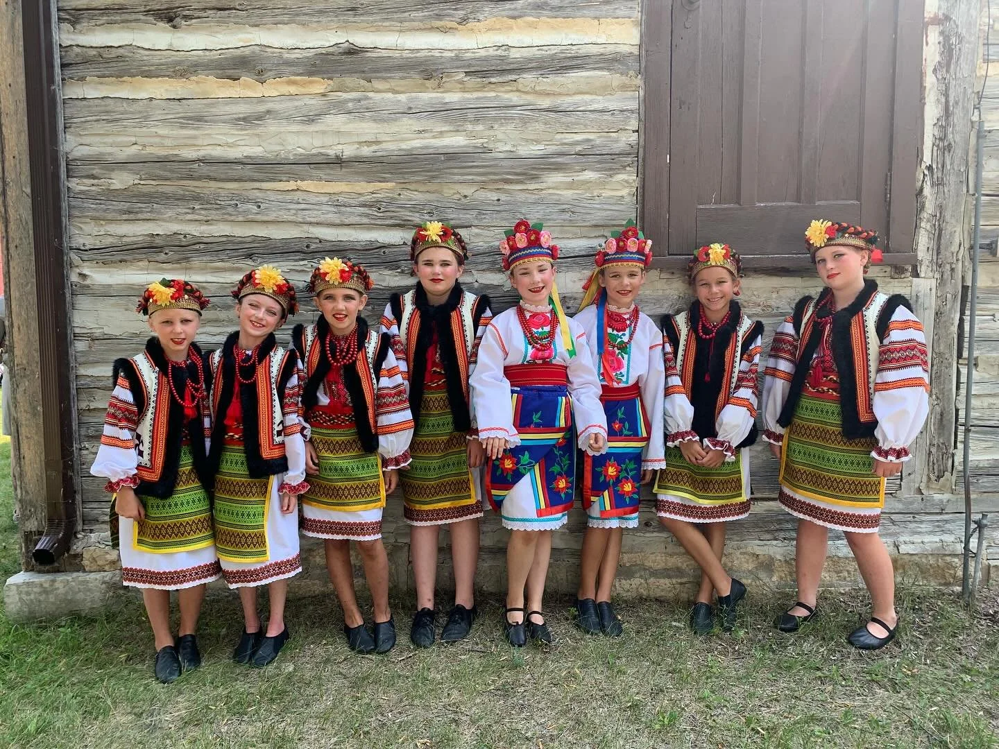Dancers at Selkirk and District Ukrainian School of Dance